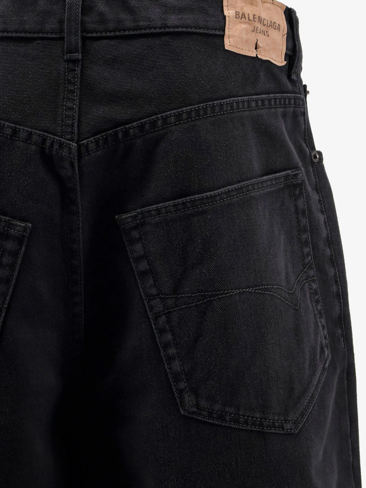 Balenciaga Baggy Denim Trousers - Image 5