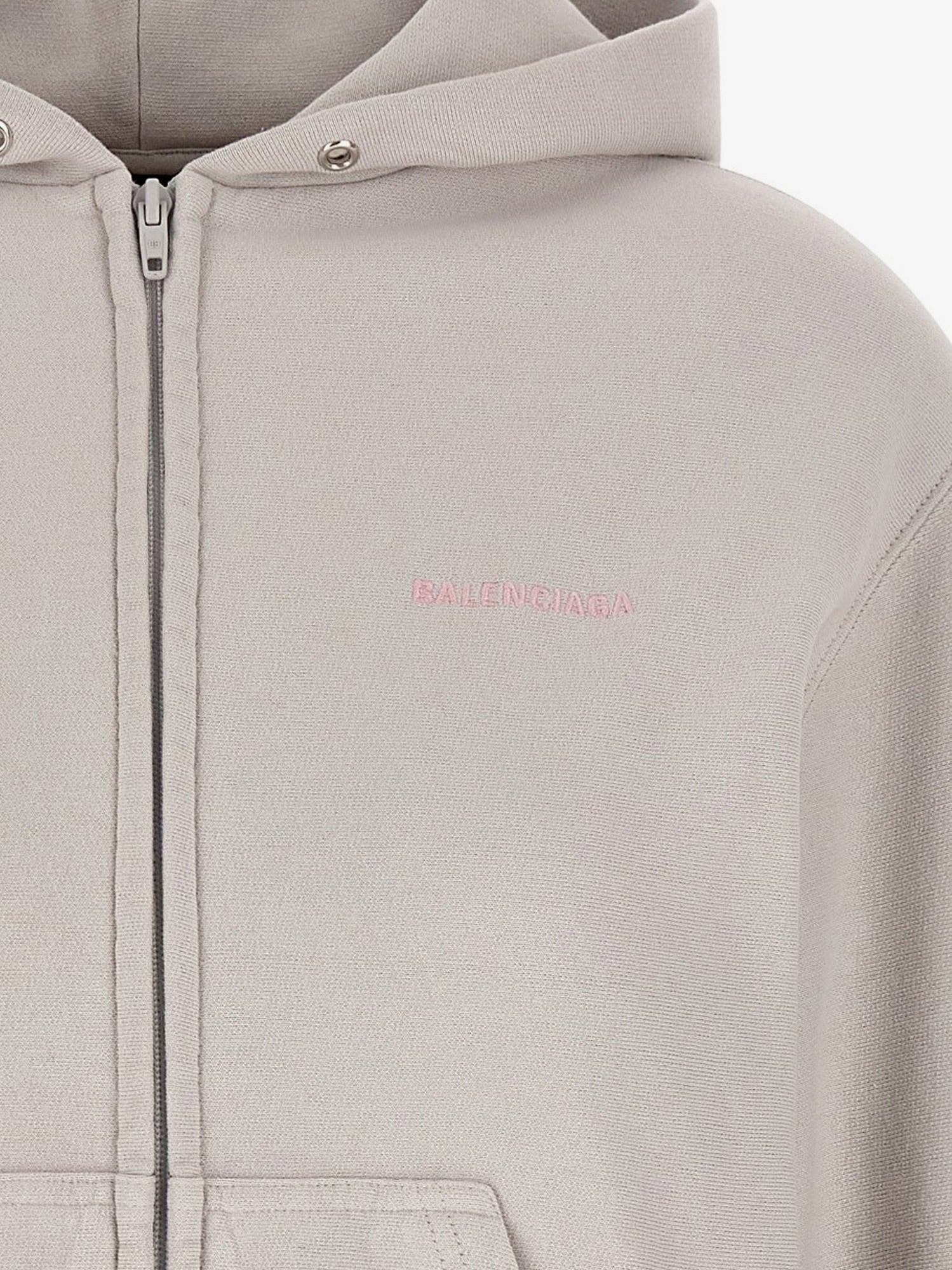 Balenciaga Cotton Hooded Sweatshirt - Image 3
