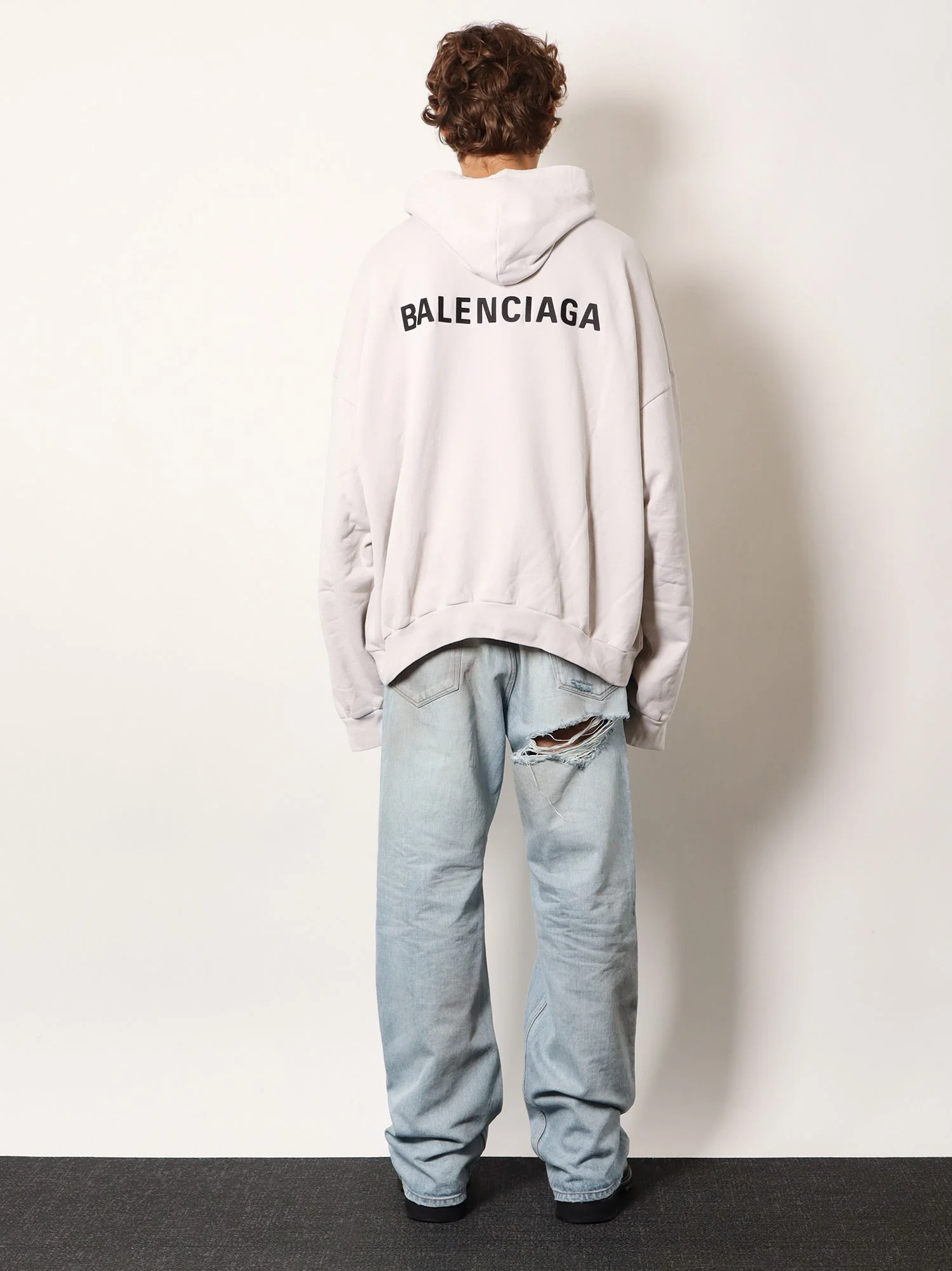 Balenciaga Cotton Hooded Sweatshirt - Image 3