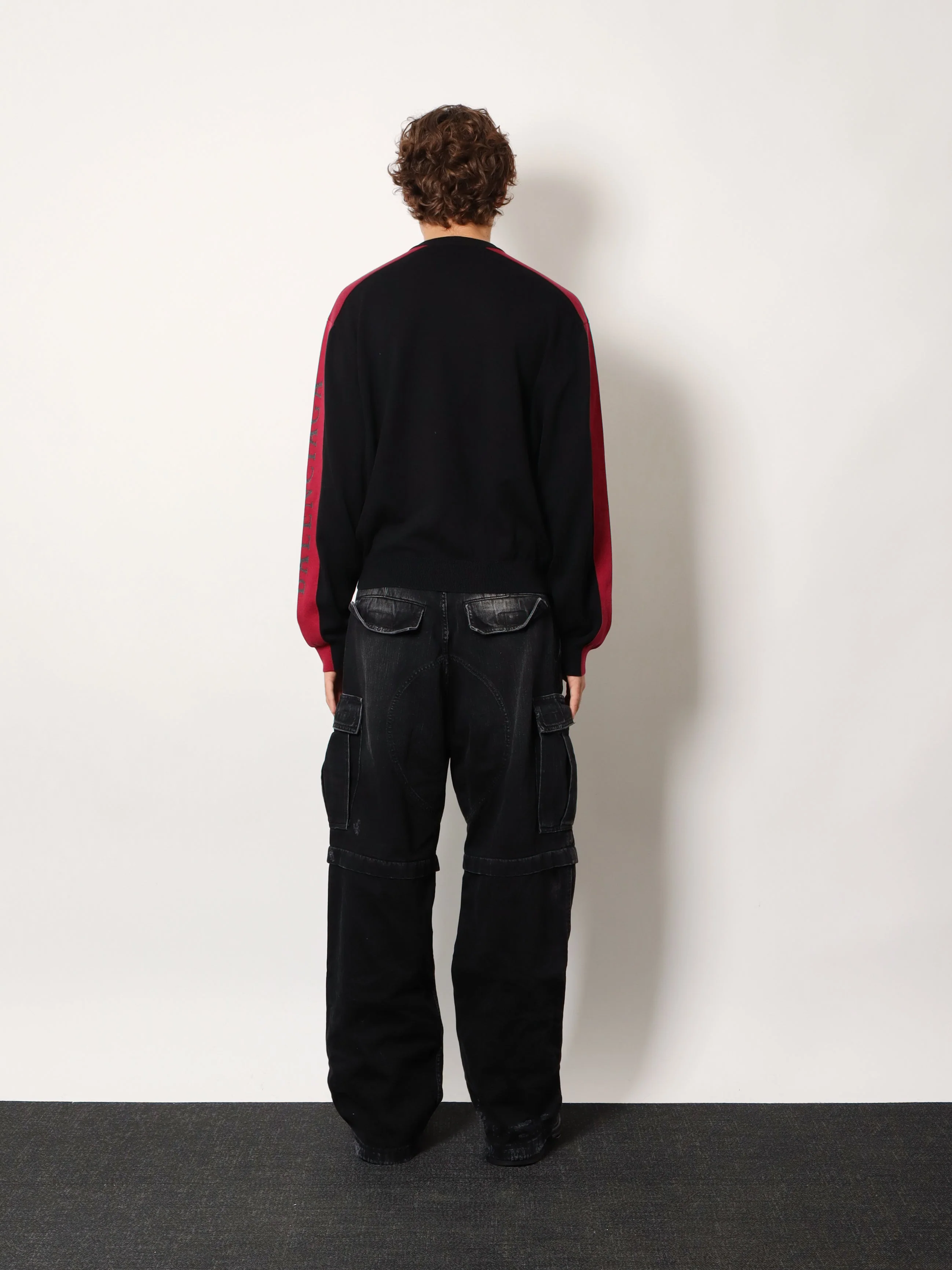 Balenciaga Cotton Sweater With Logo On The Front - Image 3