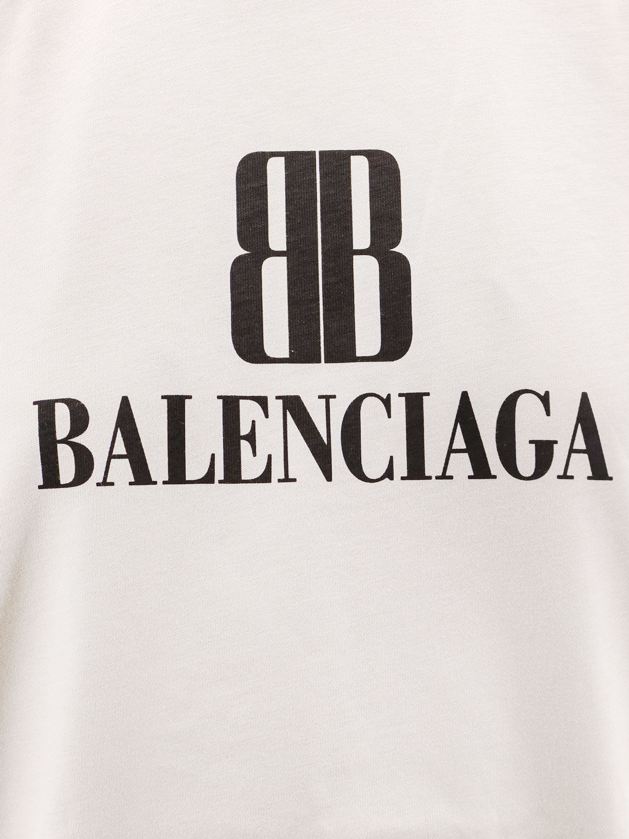 Balenciaga Cropped Cotton T-Shirt - Image 3