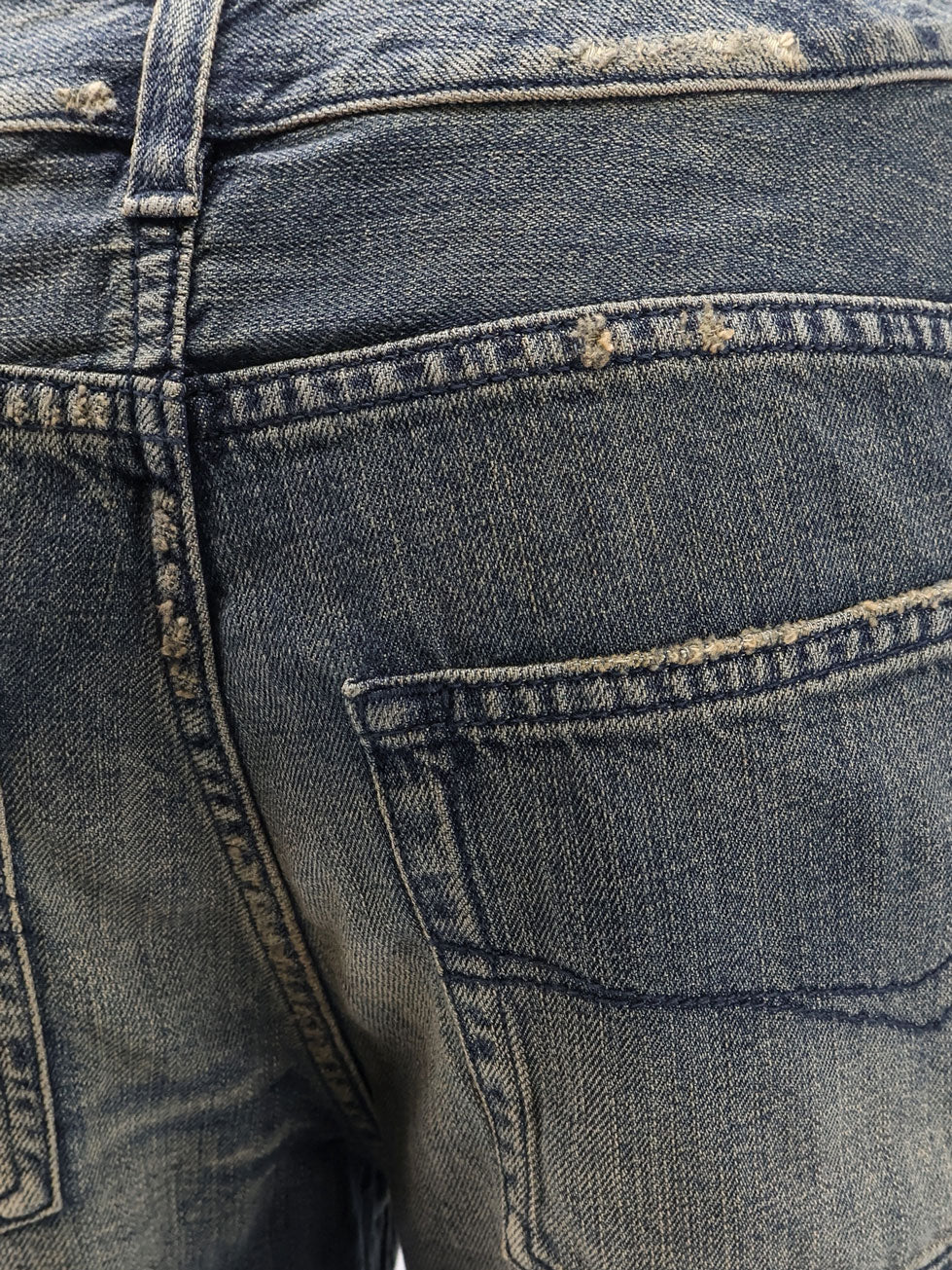 Balenciaga Curved Waist Pants Jeans - Image 3