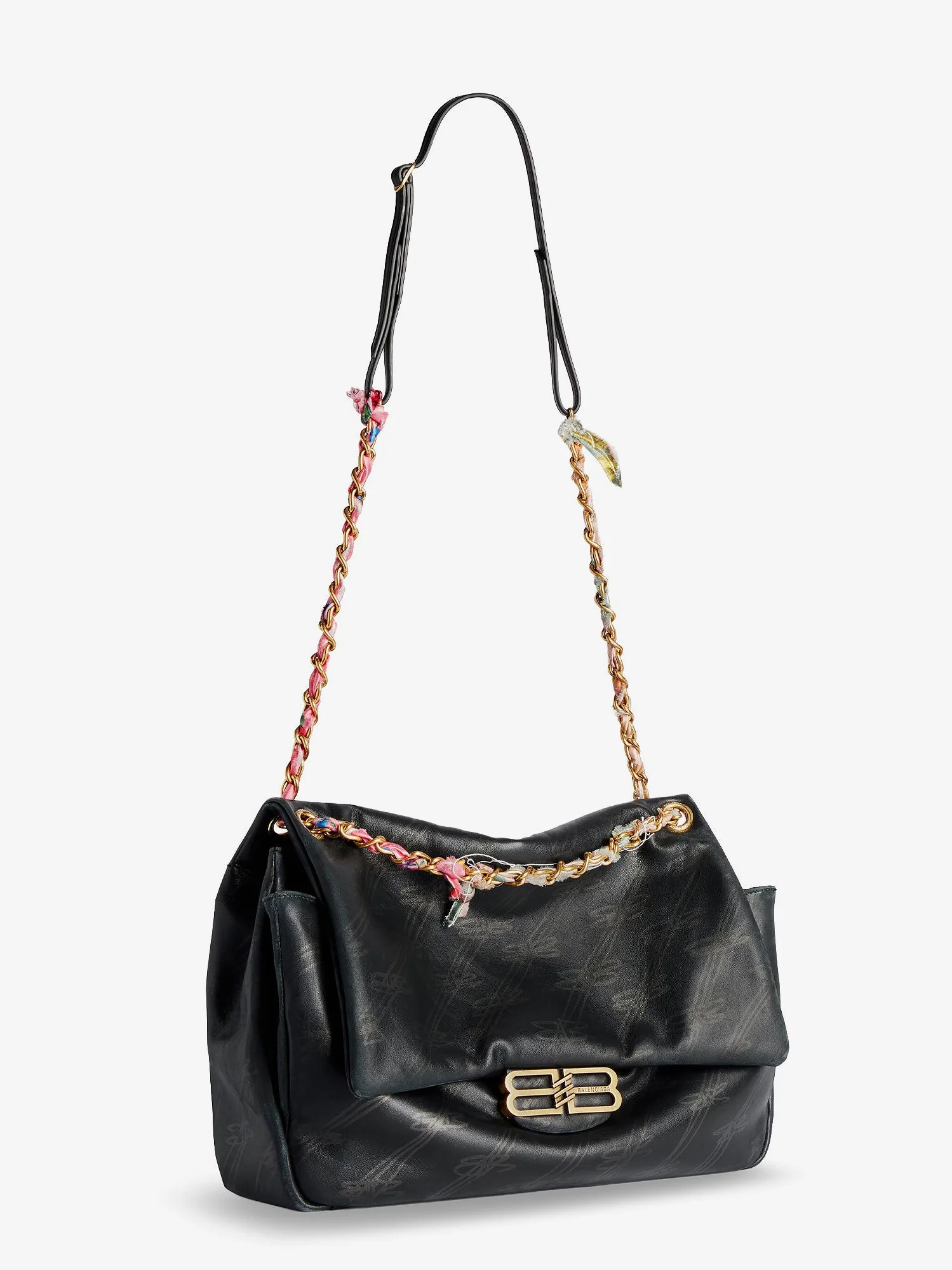 Balenciaga Darling Leather Shoulder Bag With Bb Logo On The Front - Image 3