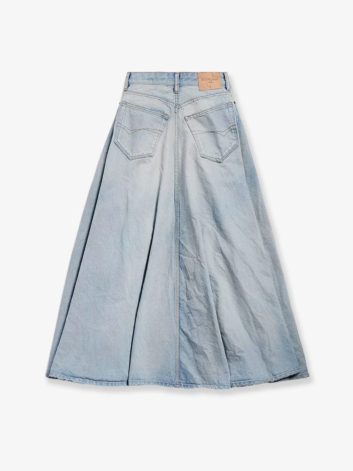 Balenciaga Godet Maxi Cotton Skirt - Image 2