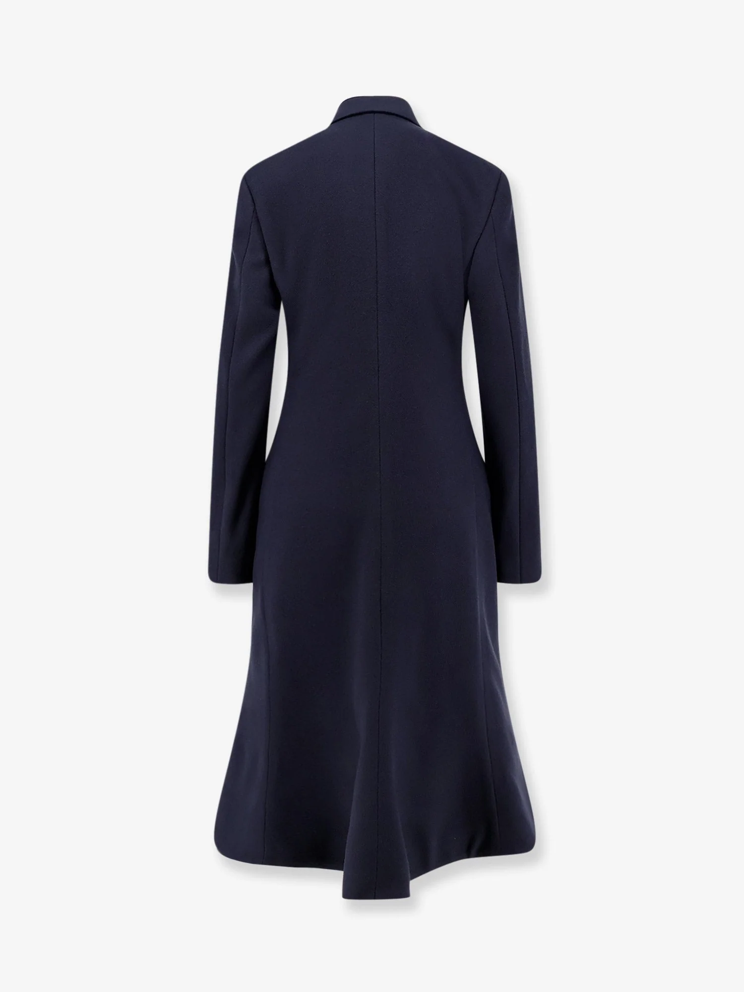 Balenciaga Godet Midi Double-Breasted Wool Coat - Image 4