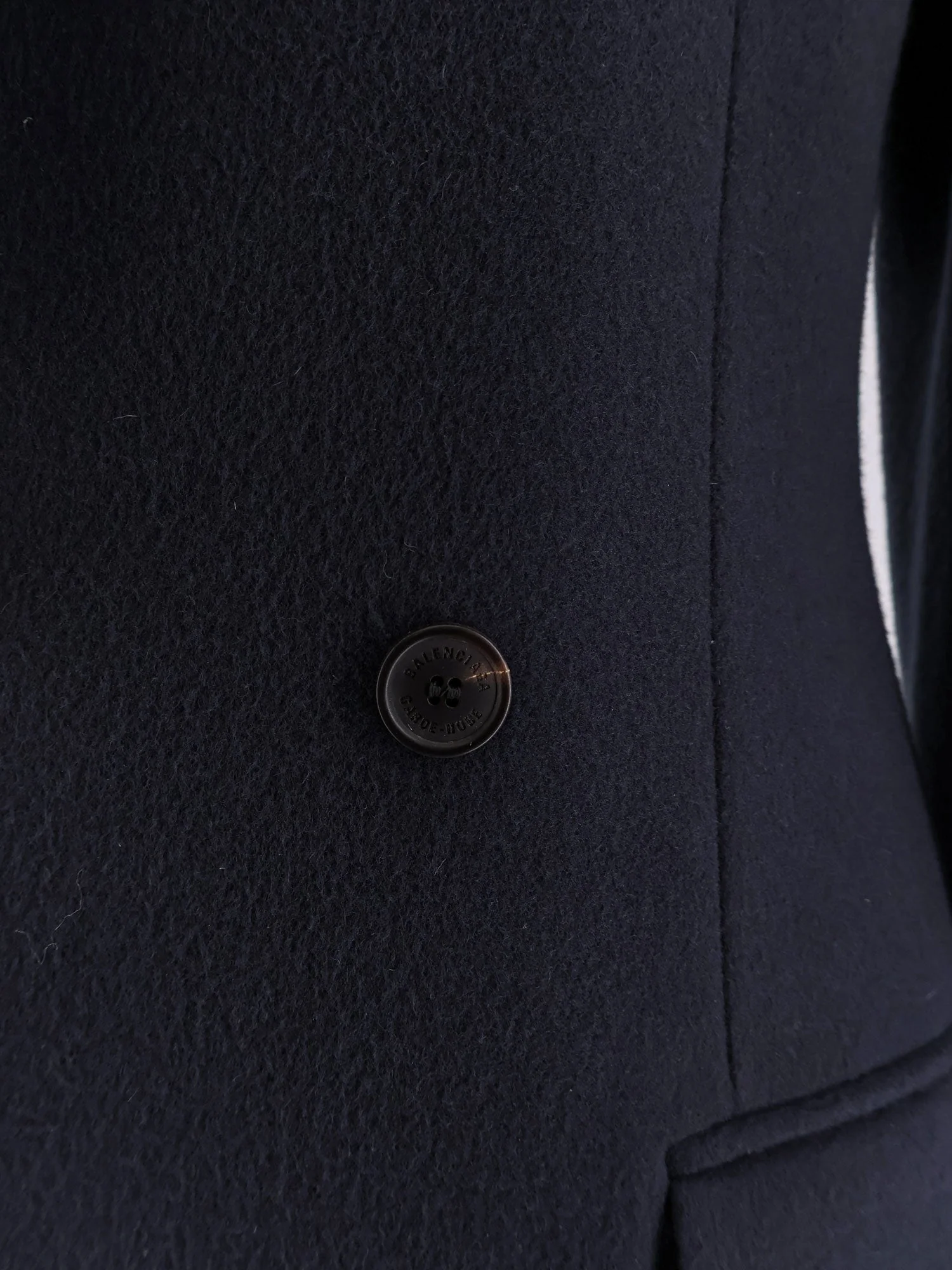 Balenciaga Godet Midi Double-Breasted Wool Coat - Image 5