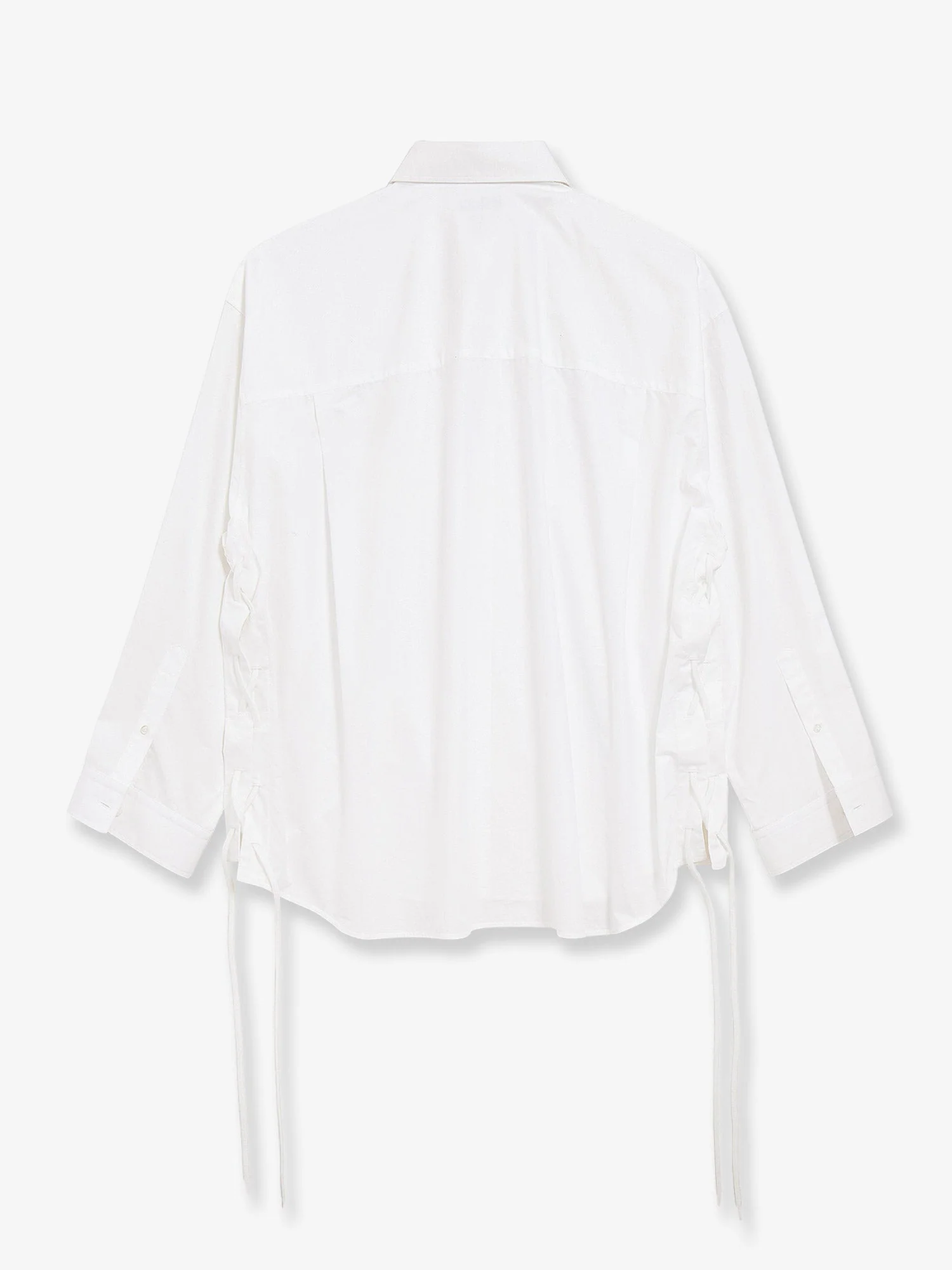 Balenciaga Lace-Up Cotton Shirt - Image 2