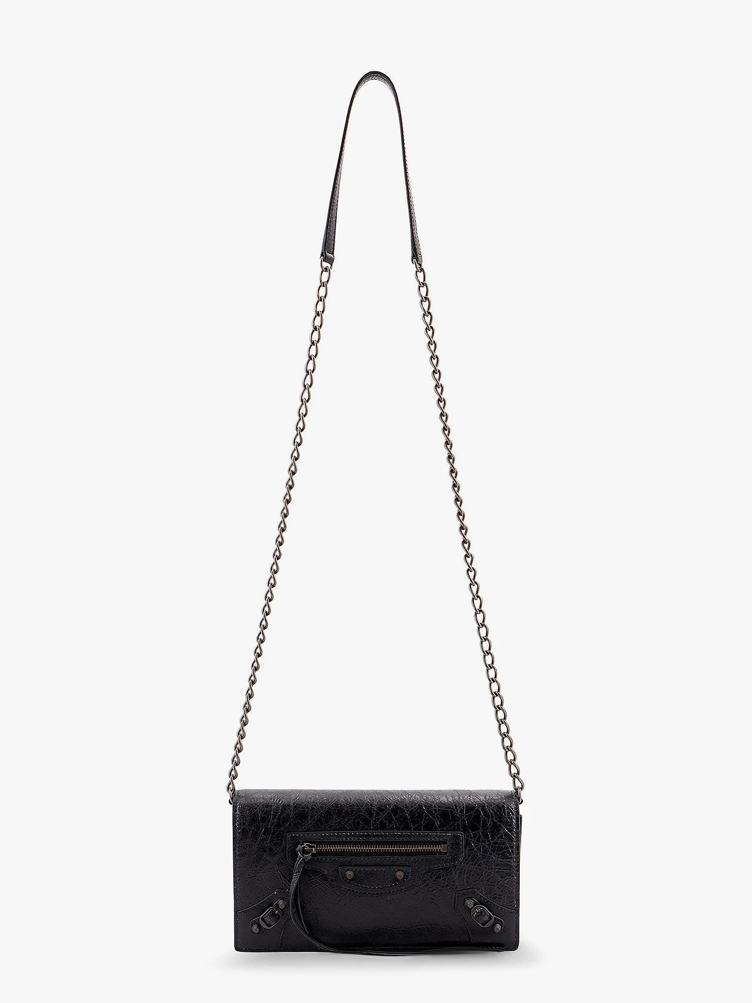 Balenciaga Le City Wallet Leather Shoulder Bag