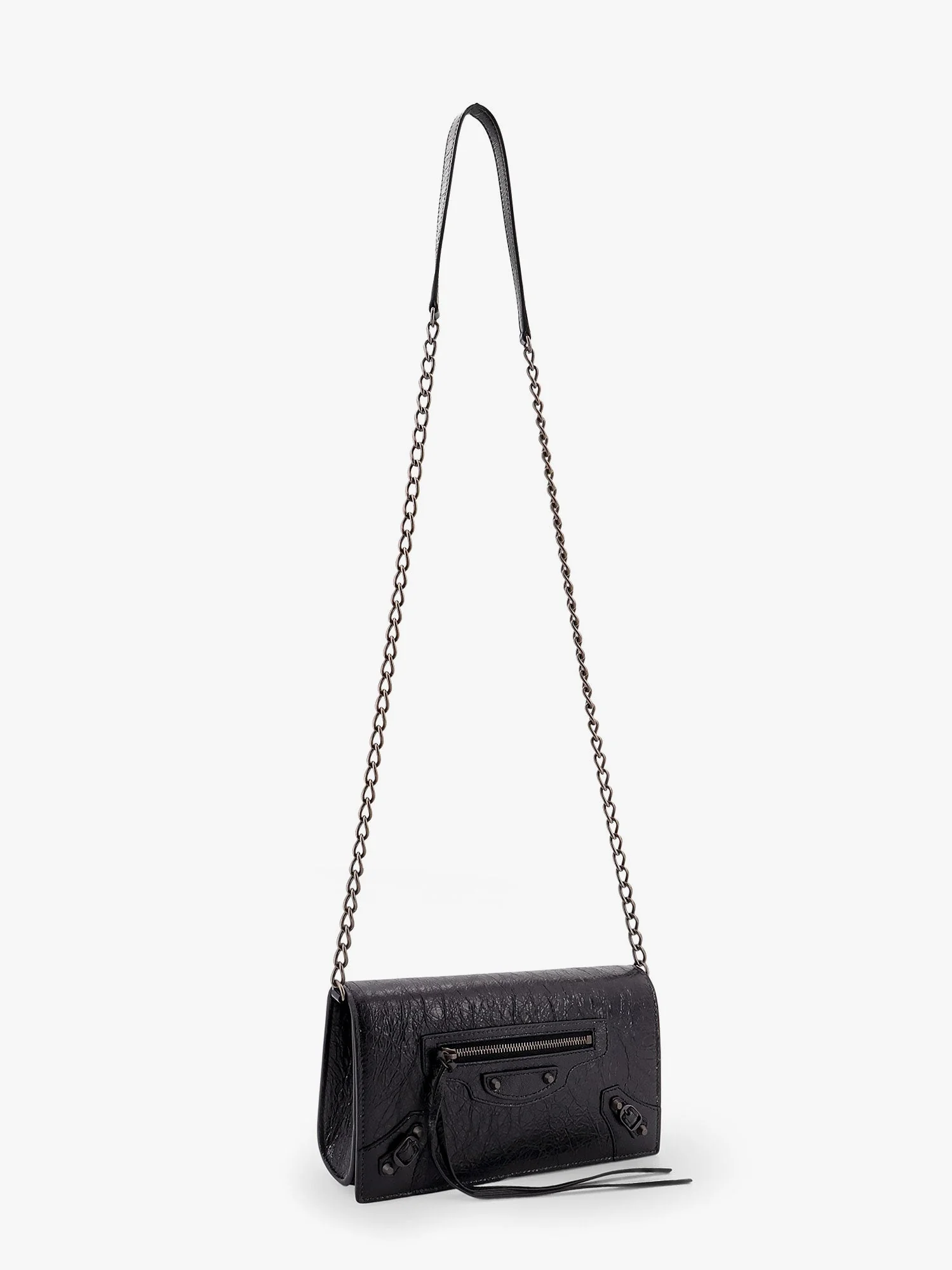 Balenciaga Le City Wallet Leather Shoulder Bag - Image 3