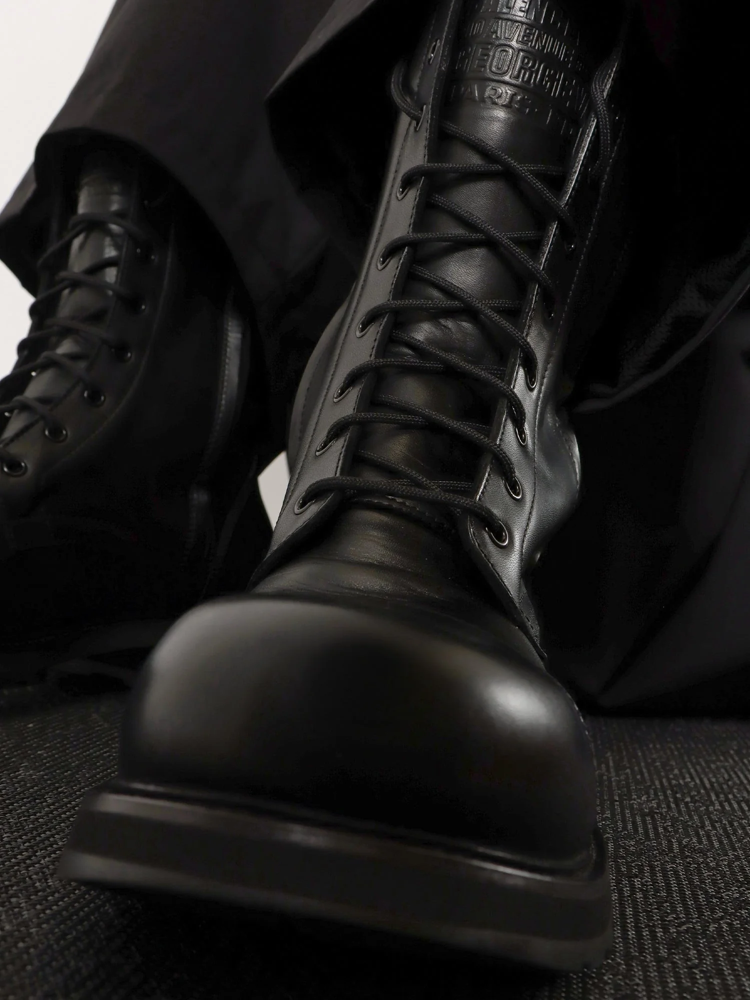 Balenciaga Leather Truck Boots - Image 2