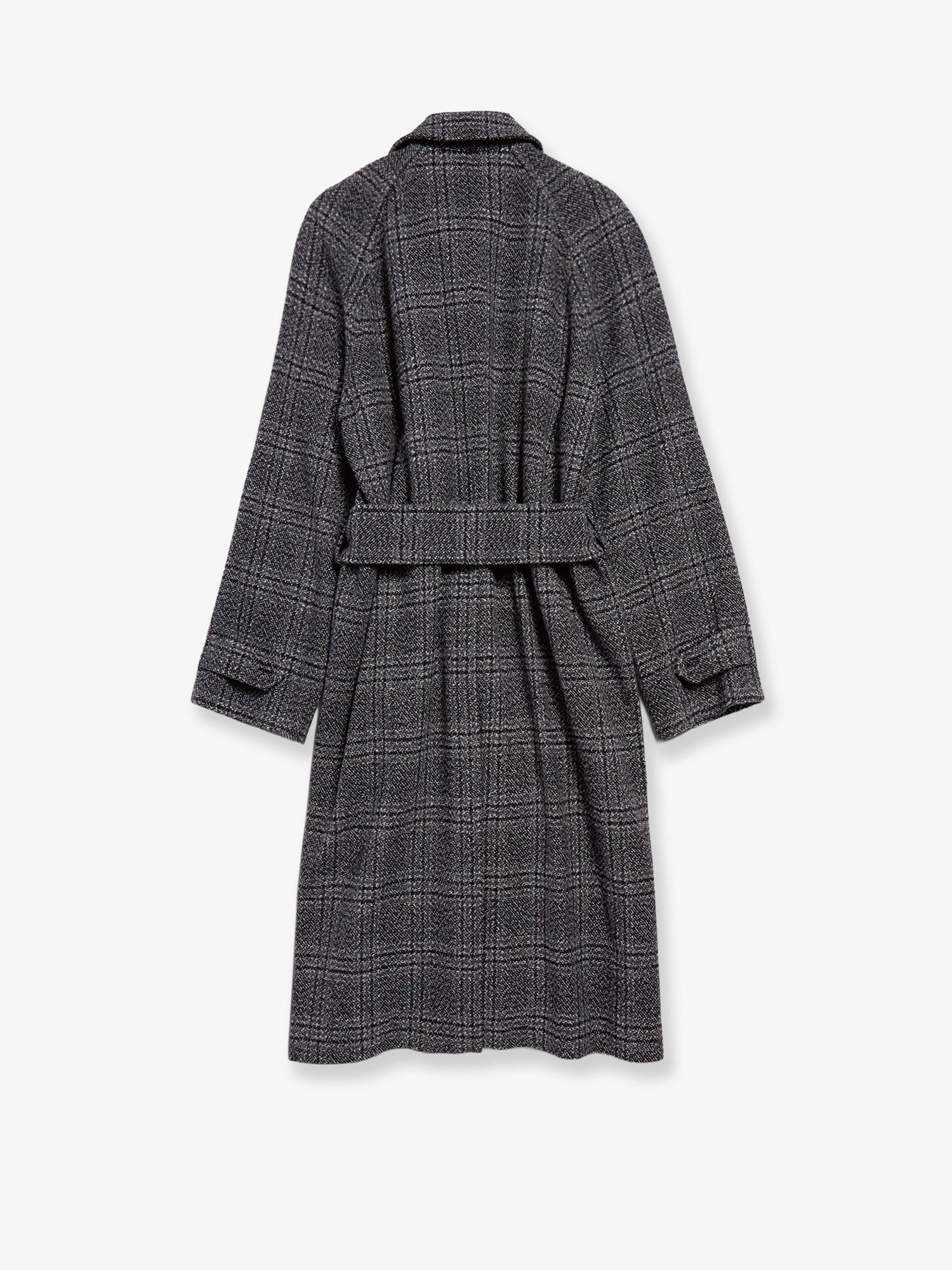 Balenciaga One Layer Raglan Wool Coat - Image 4