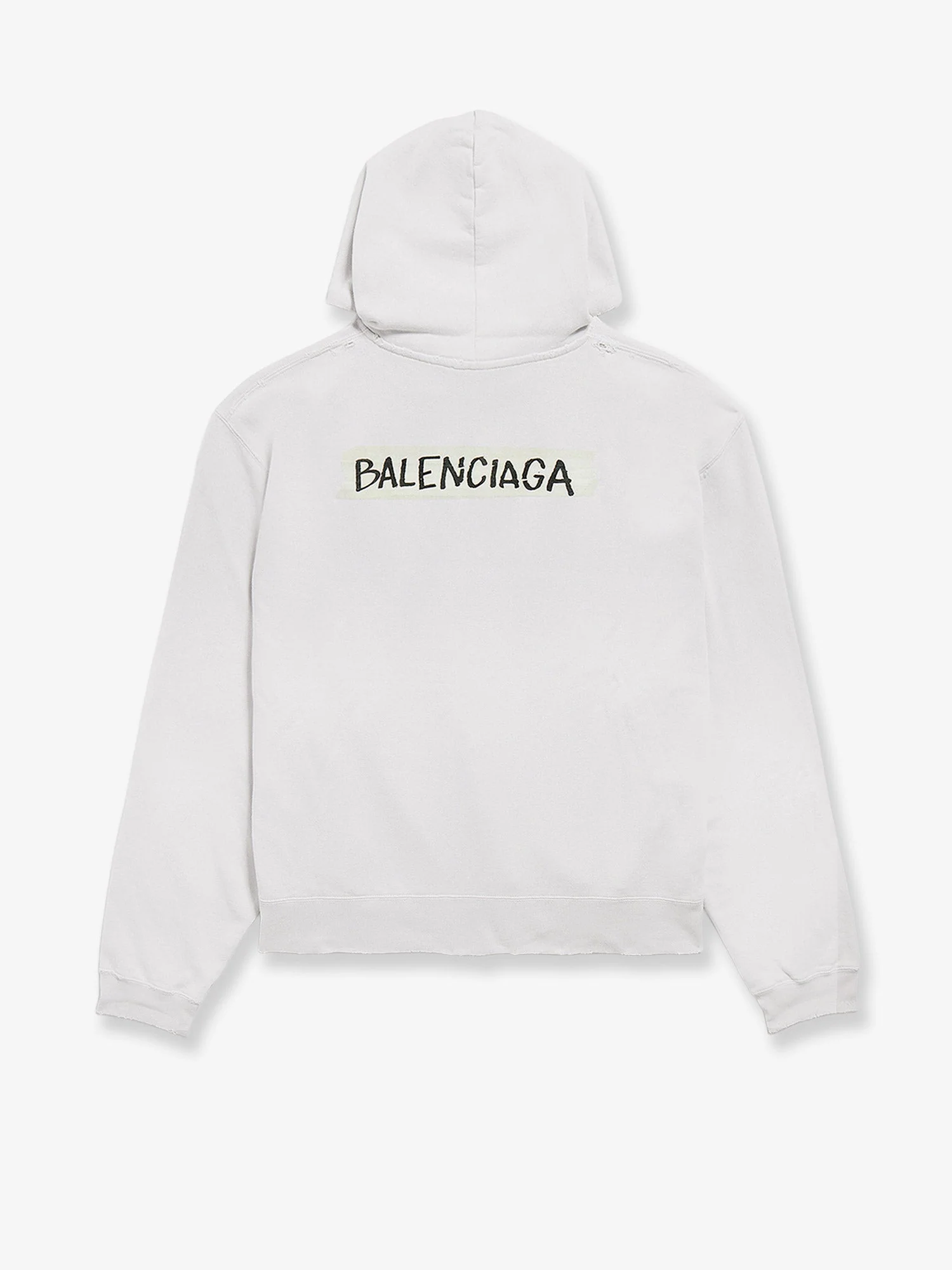 Balenciaga Over Zip-Up Hoodie Cotton Sweatshirt - Image 4