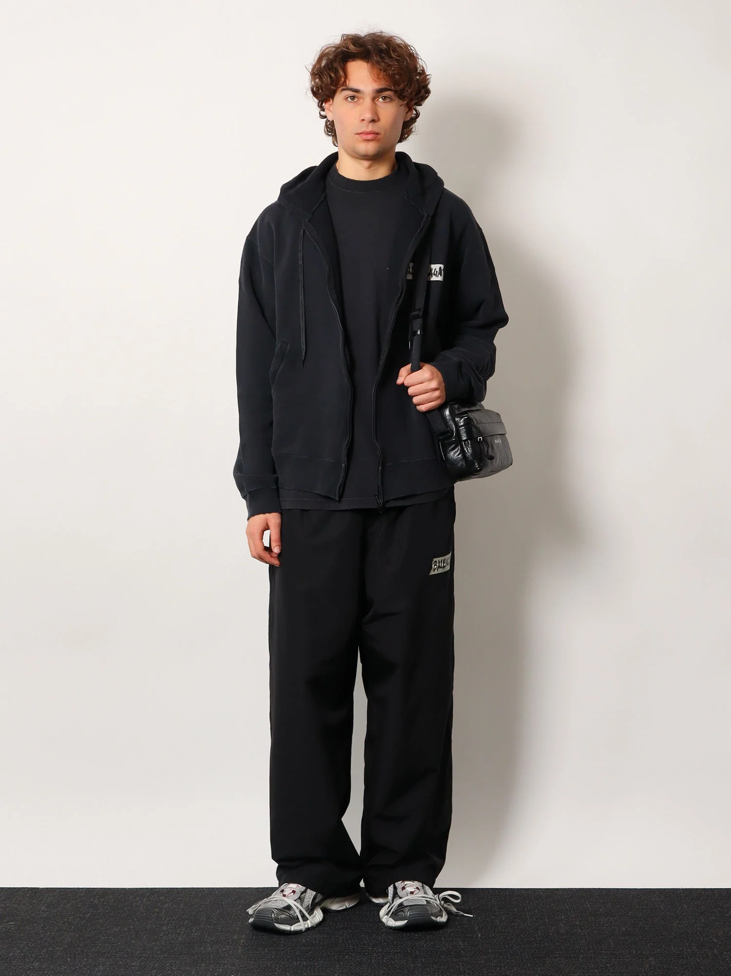 Balenciaga Over Zip-Up Hoodie Cotton Sweatshirt - Image 7