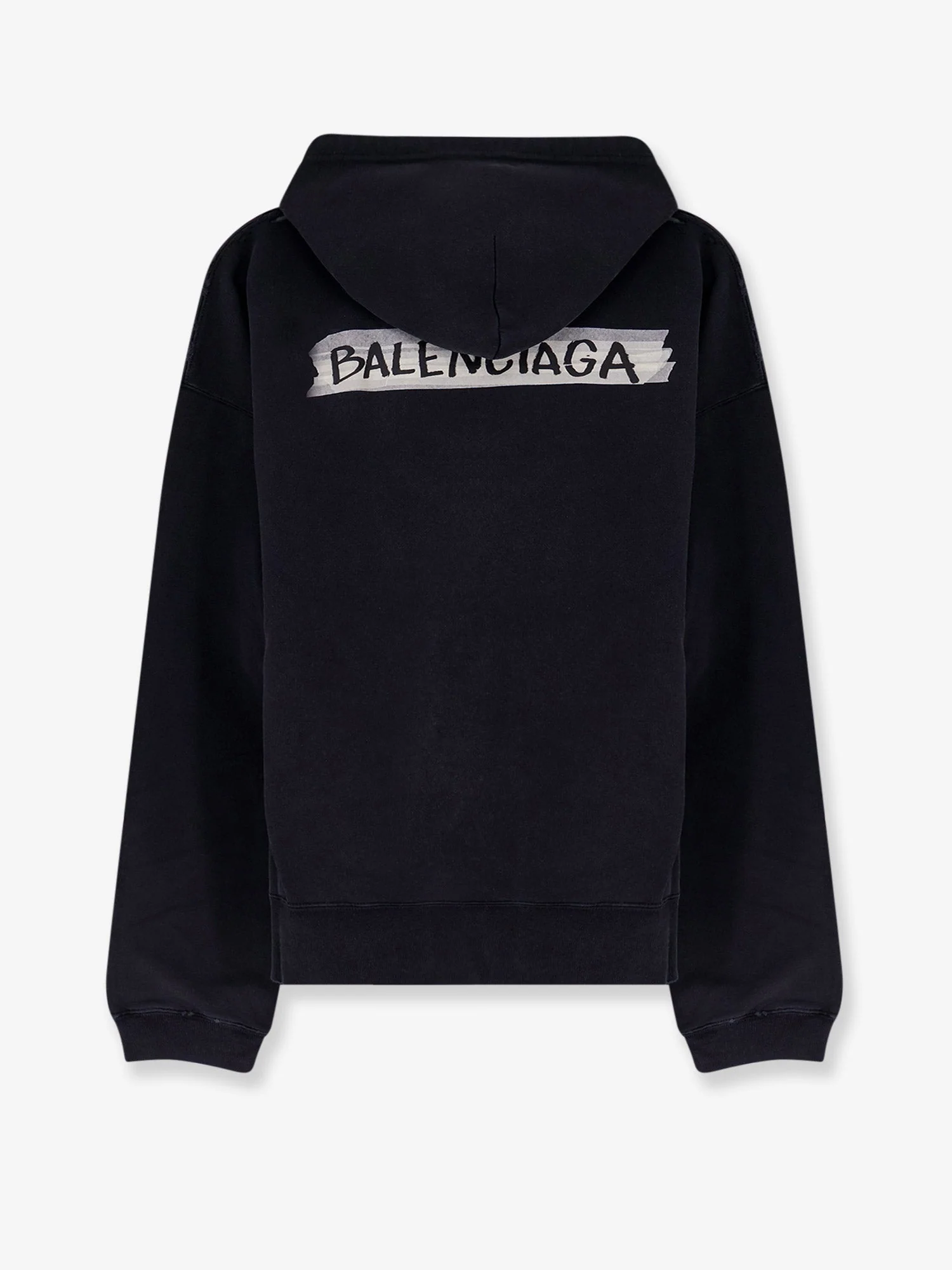 Balenciaga Over Zip-Up Hoodie Cotton Sweatshirt - Image 9