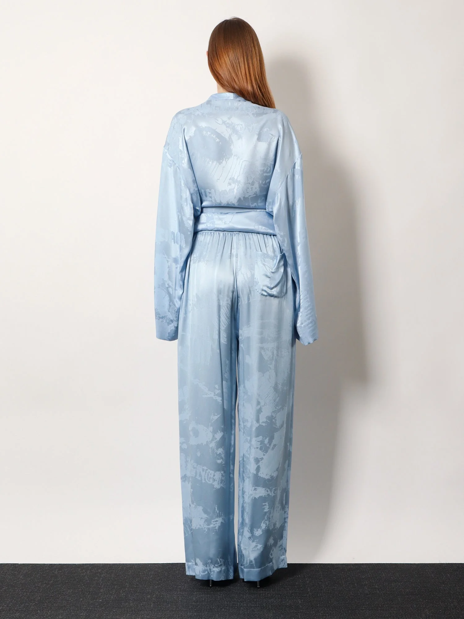 Balenciaga Pajamas Printed Silk Trousers - Image 3