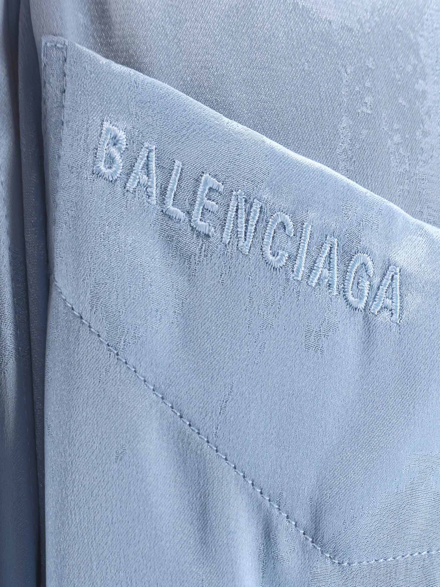 Balenciaga Pajamas Printed Silk Trousers - Image 4