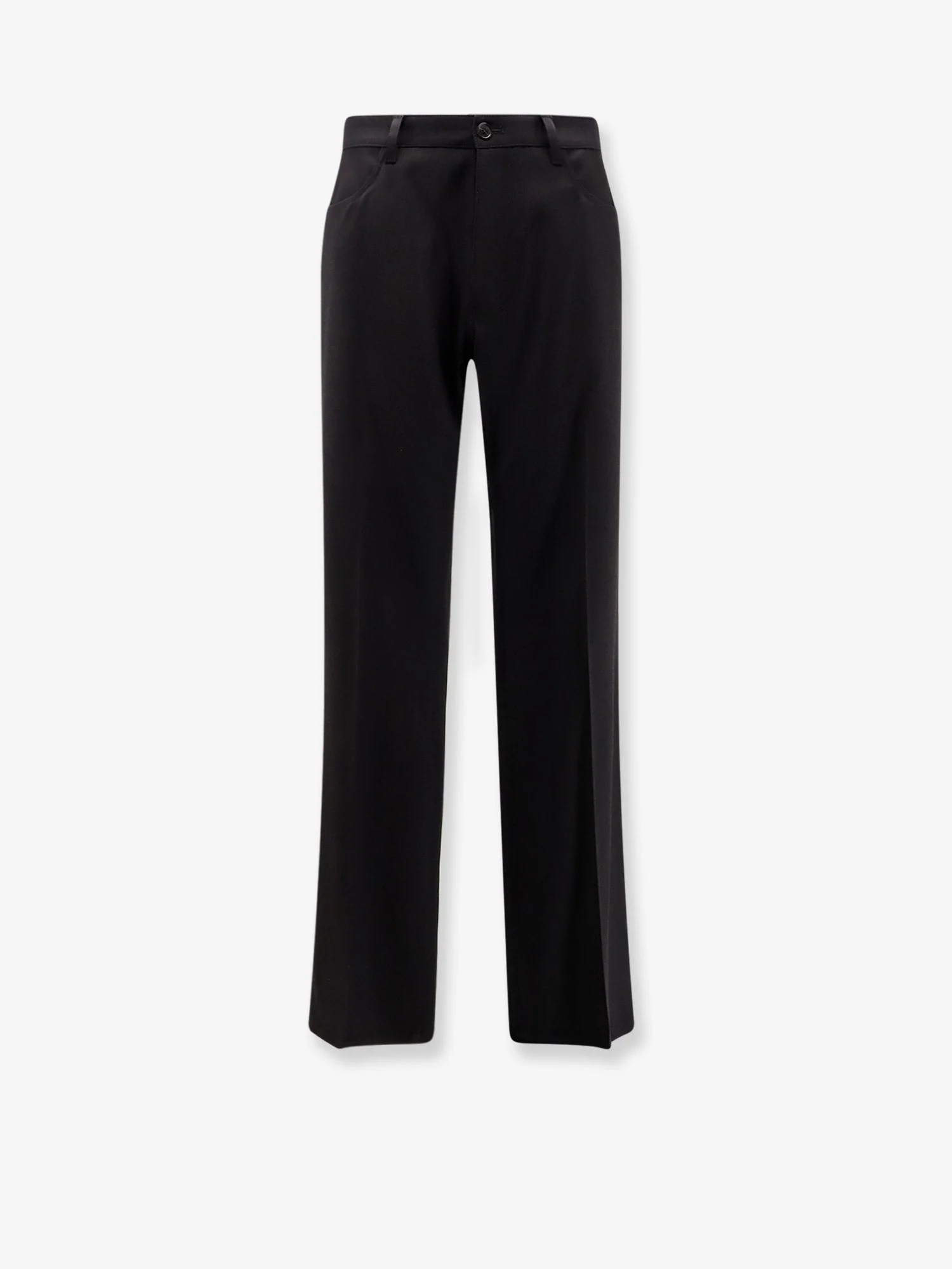 Balenciaga Straight Fit Cotton Trousers