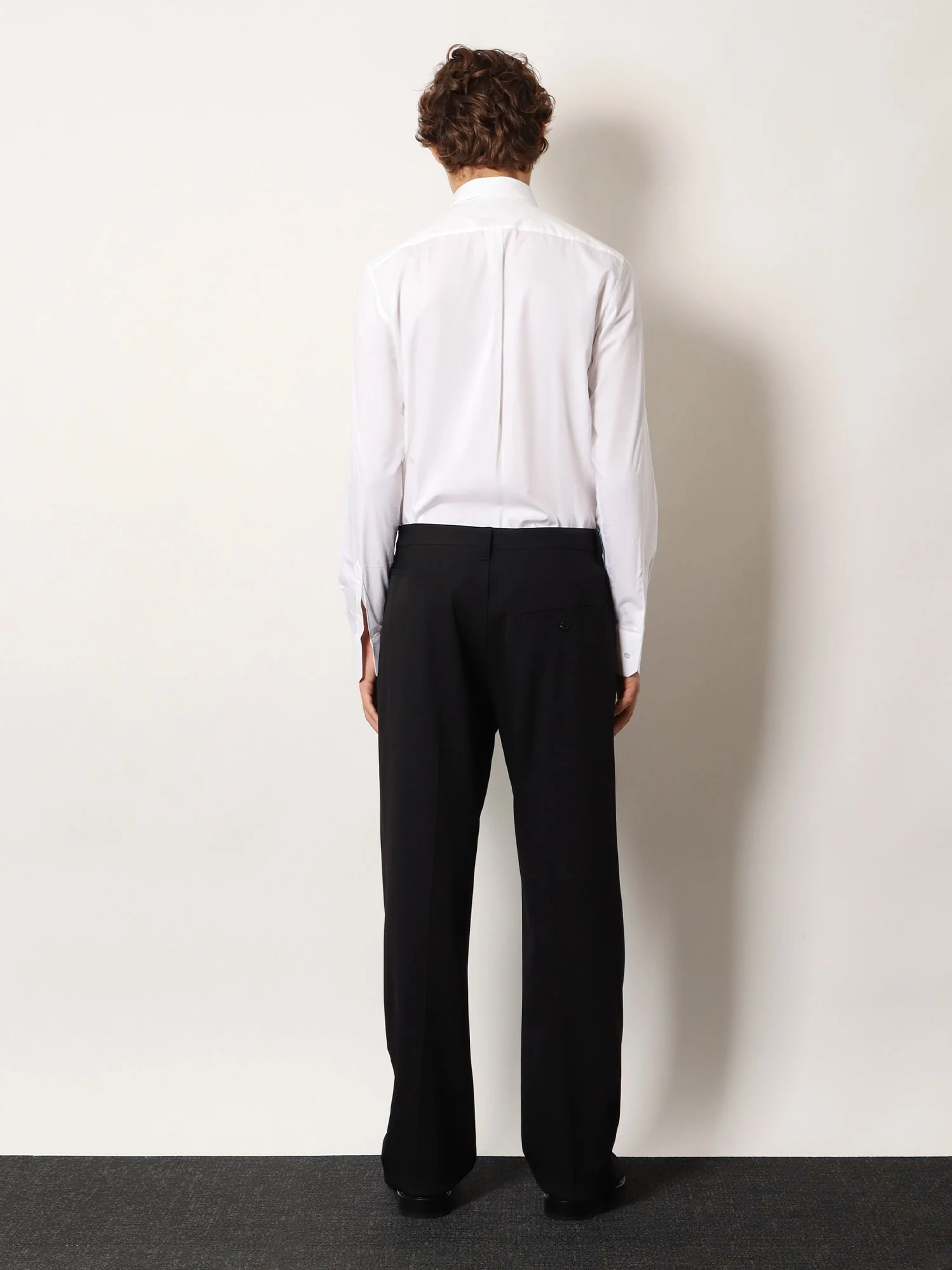 Balenciaga Straight Fit Cotton Trousers - Image 3