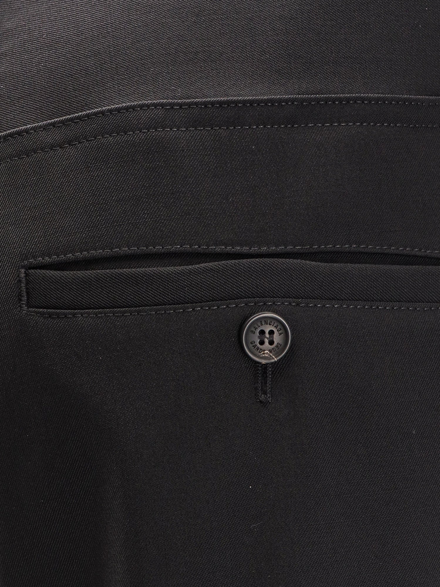 Balenciaga Straight Fit Cotton Trousers - Image 5