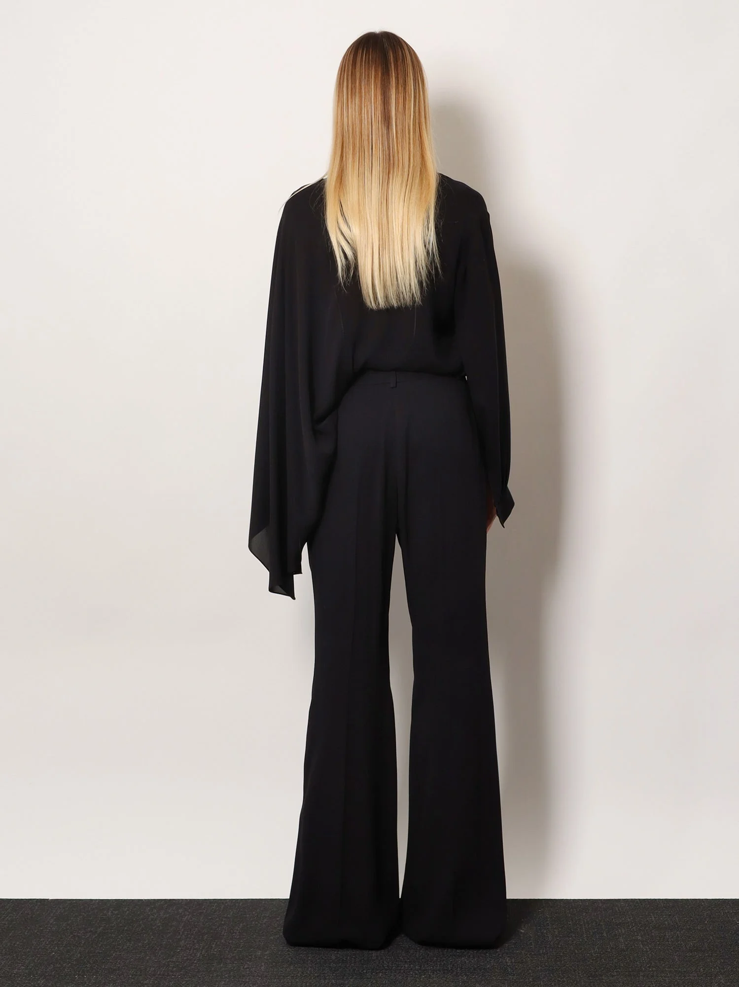 Balenciaga Viscose Trousers With Flared Bottom - Image 3