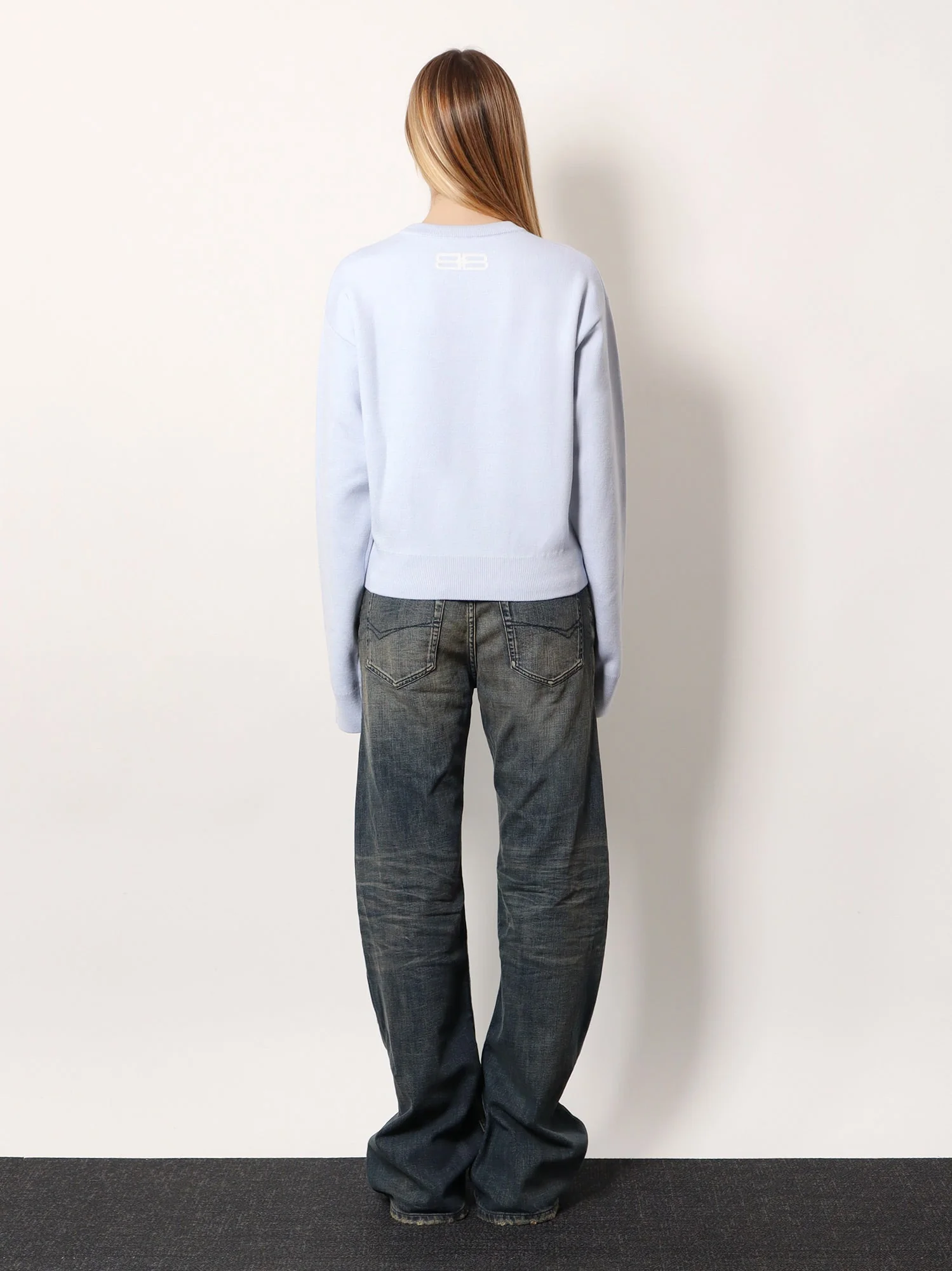 Balenciaga Wool And Cotton Blend Sweater - Image 3