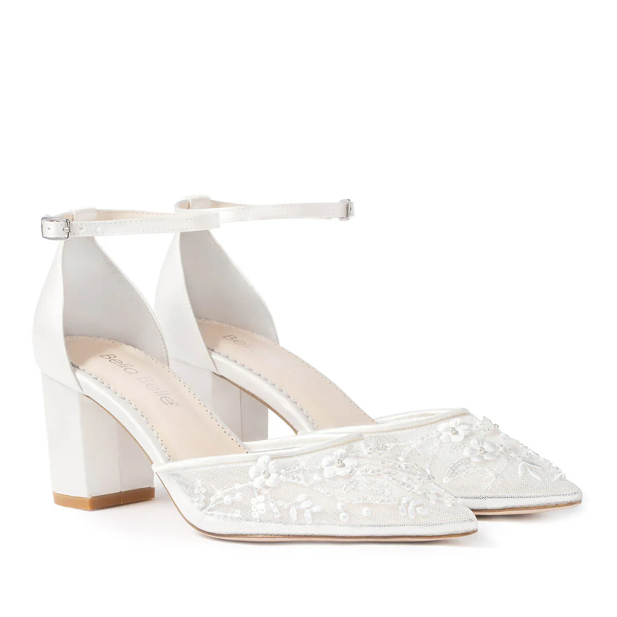 Bella Belle Thea Floral Illusion Wedding Shoes - Image 5