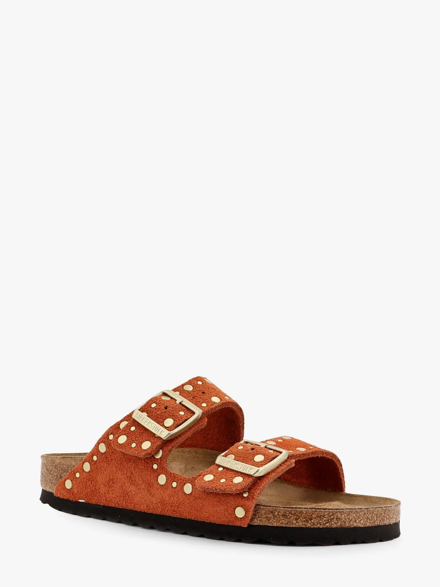 Birkenstock Arizona Rivet Border Leather Sandals With Applied Metal Rivets - Image 2