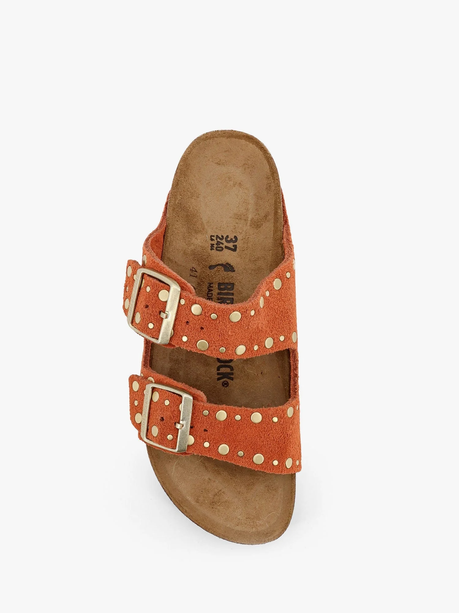 Birkenstock Arizona Rivet Border Leather Sandals With Applied Metal Rivets - Image 5