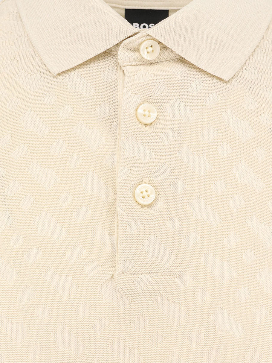 Boss Mercerised Cotton Polo Shirt - Image 3