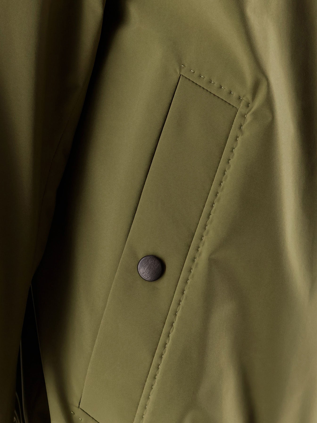 Boss Nylon And Viscose Reversible Jacket - Image 4