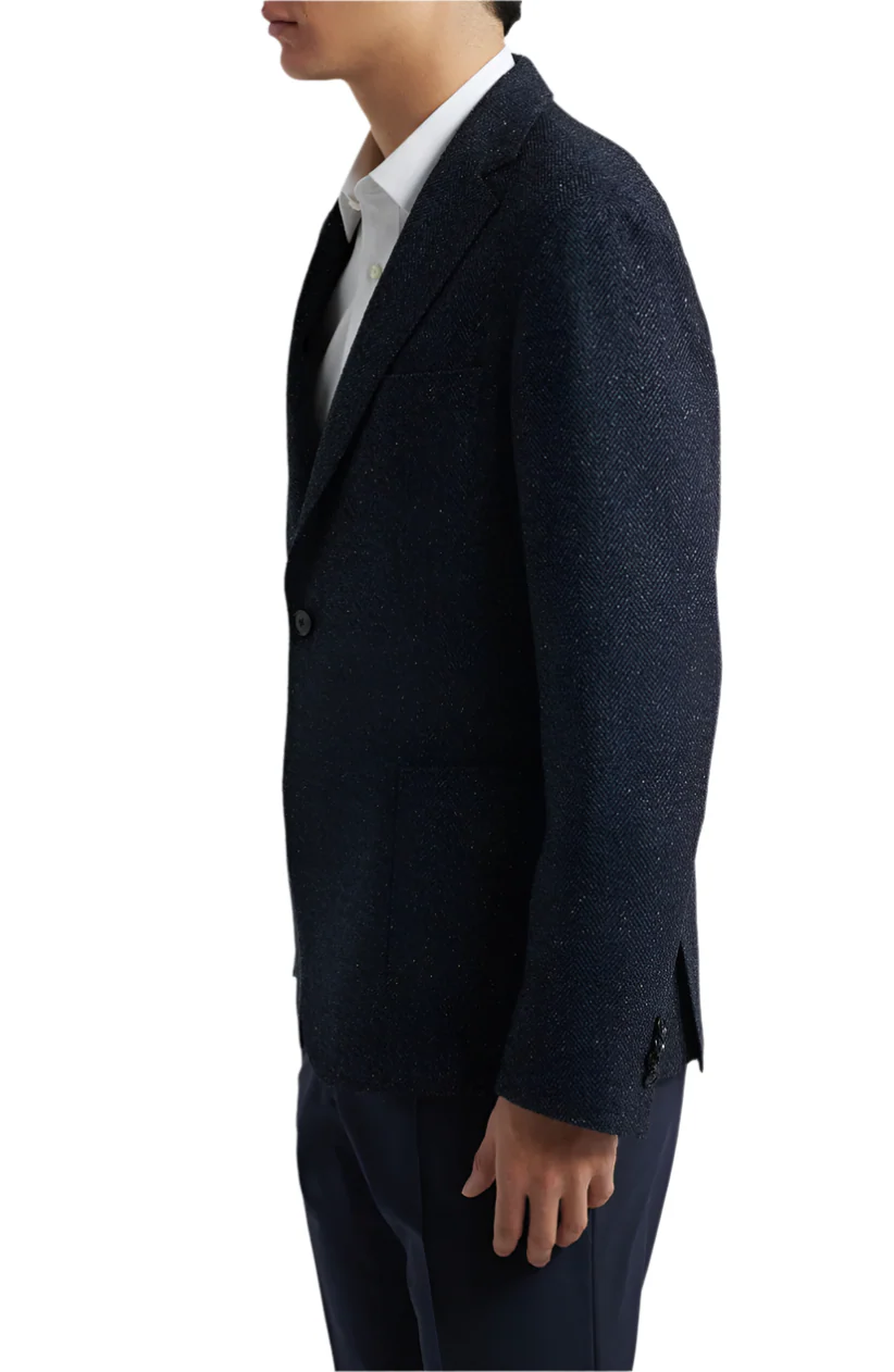 Boss Virgin Wool Blend Herringbone Sport Coat - Image 4