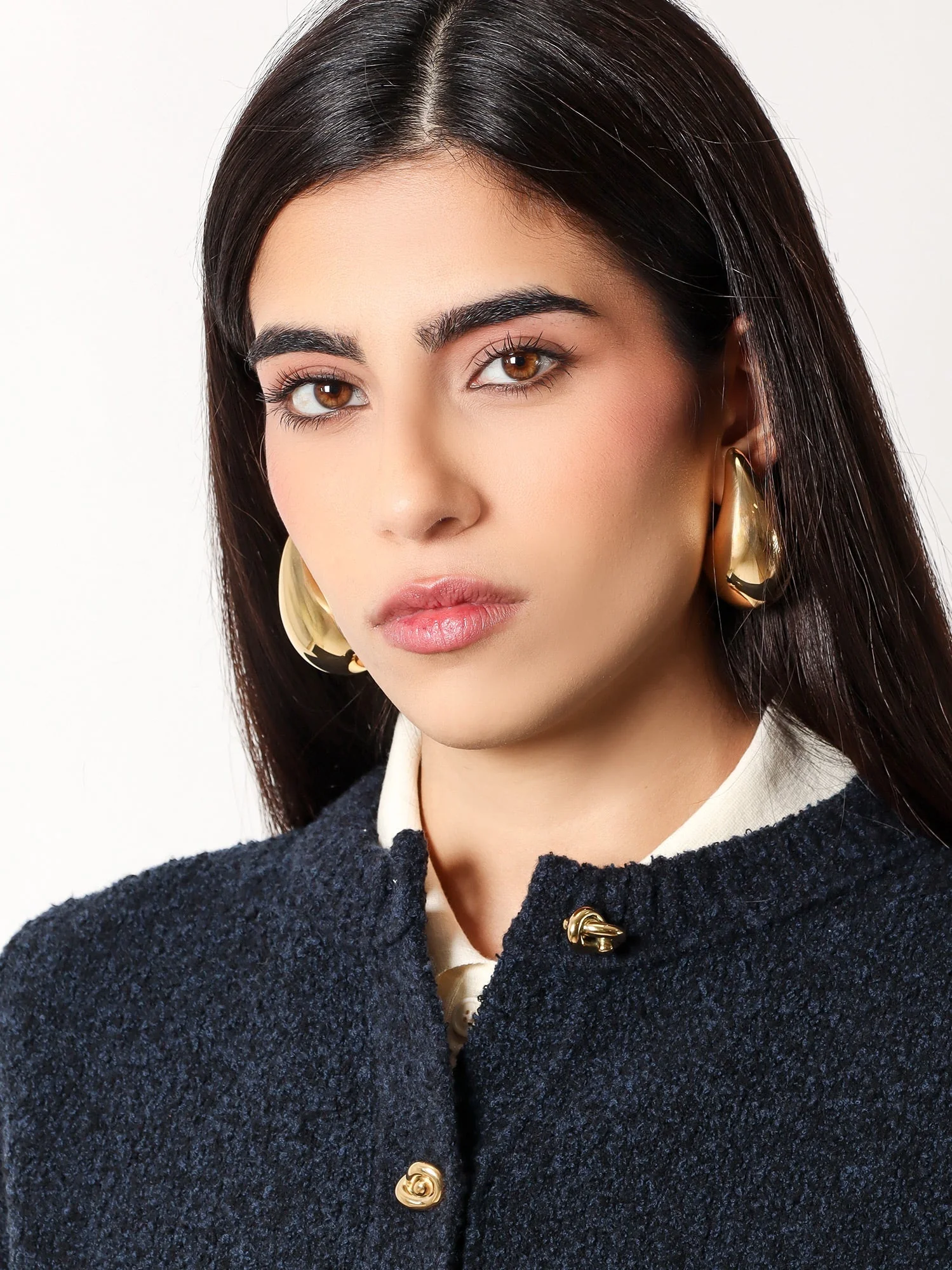 Bottega Veneta 925 Stearling Silver Earrings - Image 2