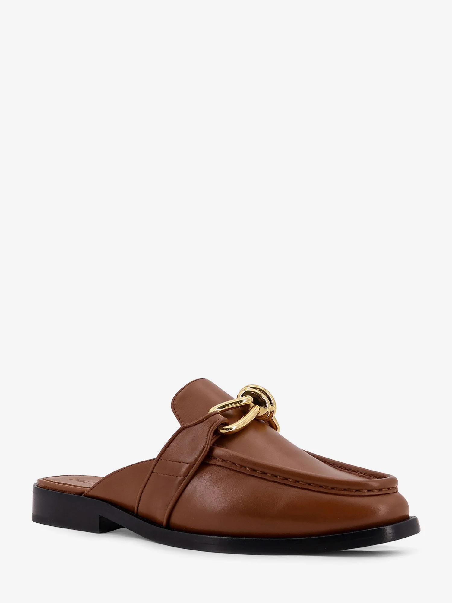 Bottega Veneta Astaire Leather Sabot Loafers - Image 2
