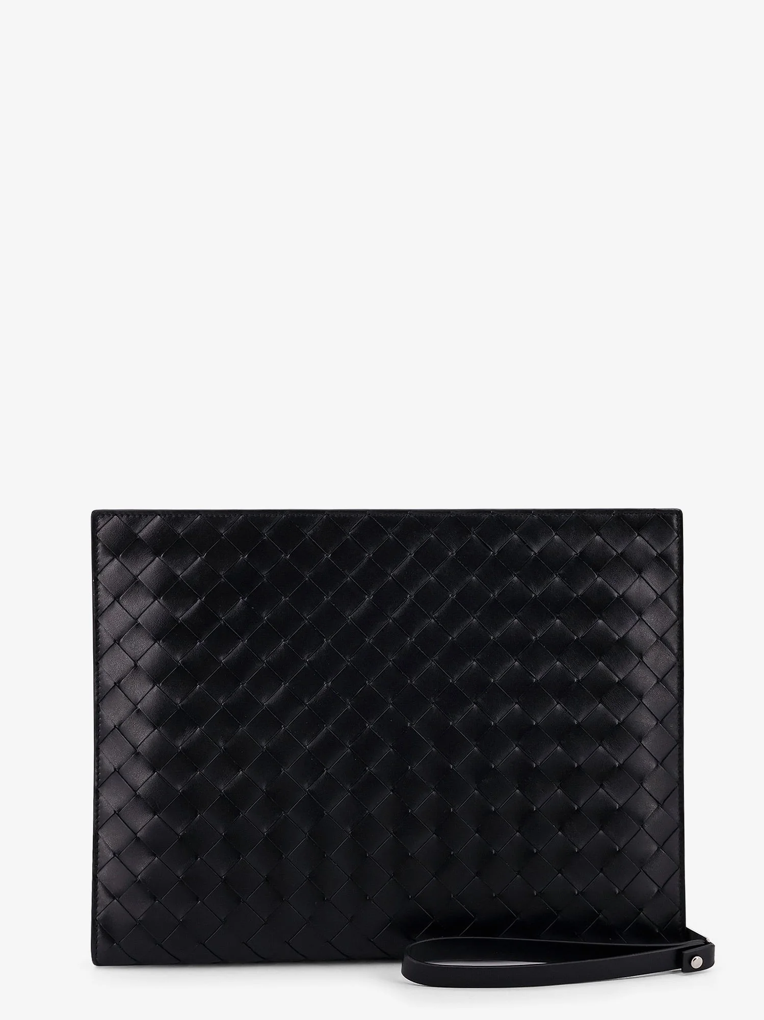 Bottega Veneta Avenue Leather Document Case With Intrecciato Motif - Image 2
