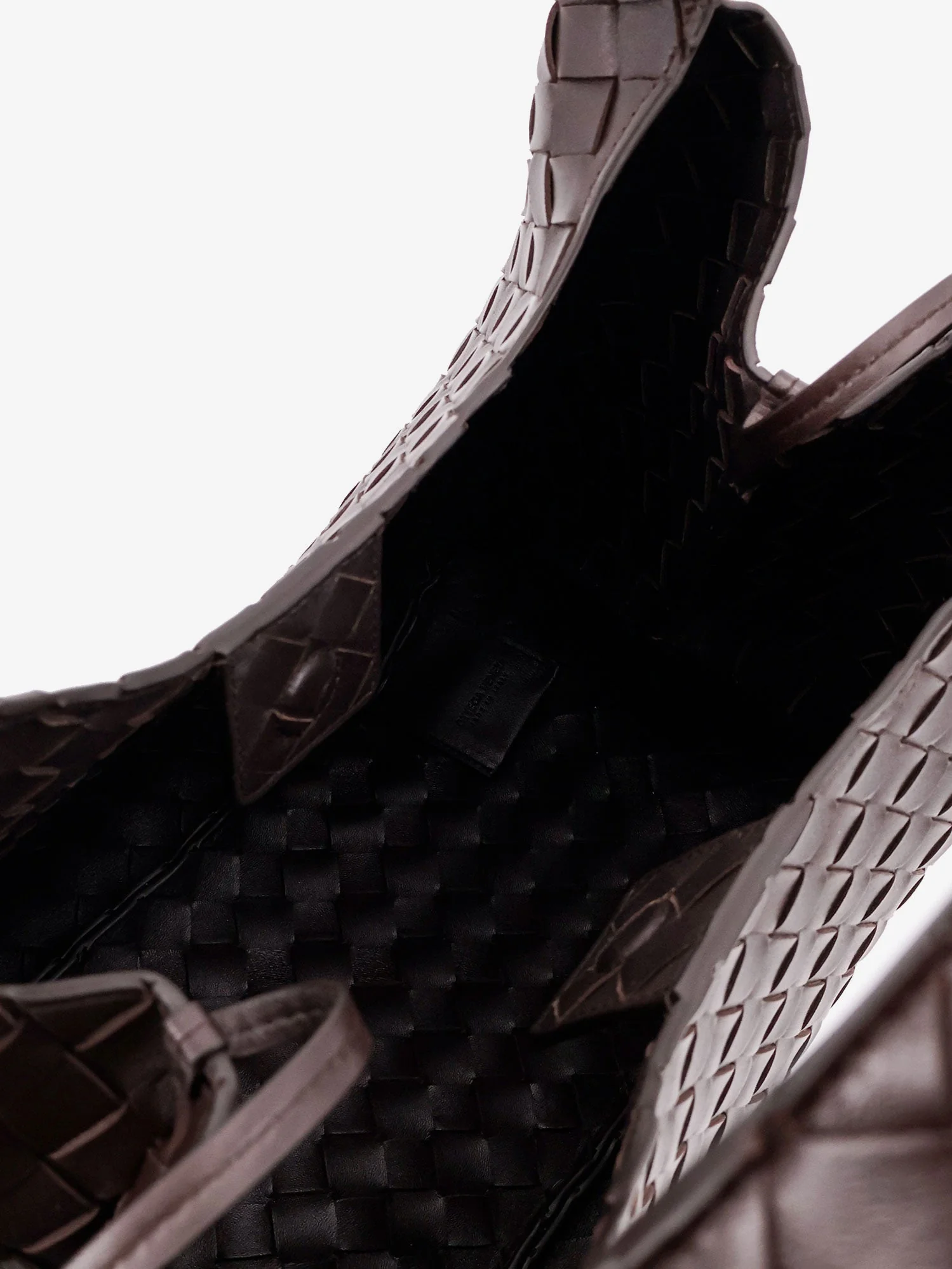 Bottega Veneta Campana Leather Shoulder Bag With Intrecciato Motif - Image 4