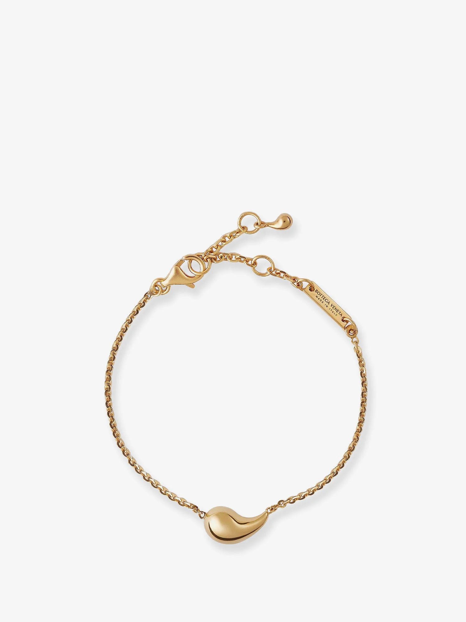 Bottega Veneta Drop Sterling Silver With 18K Gold Finish Bracelet