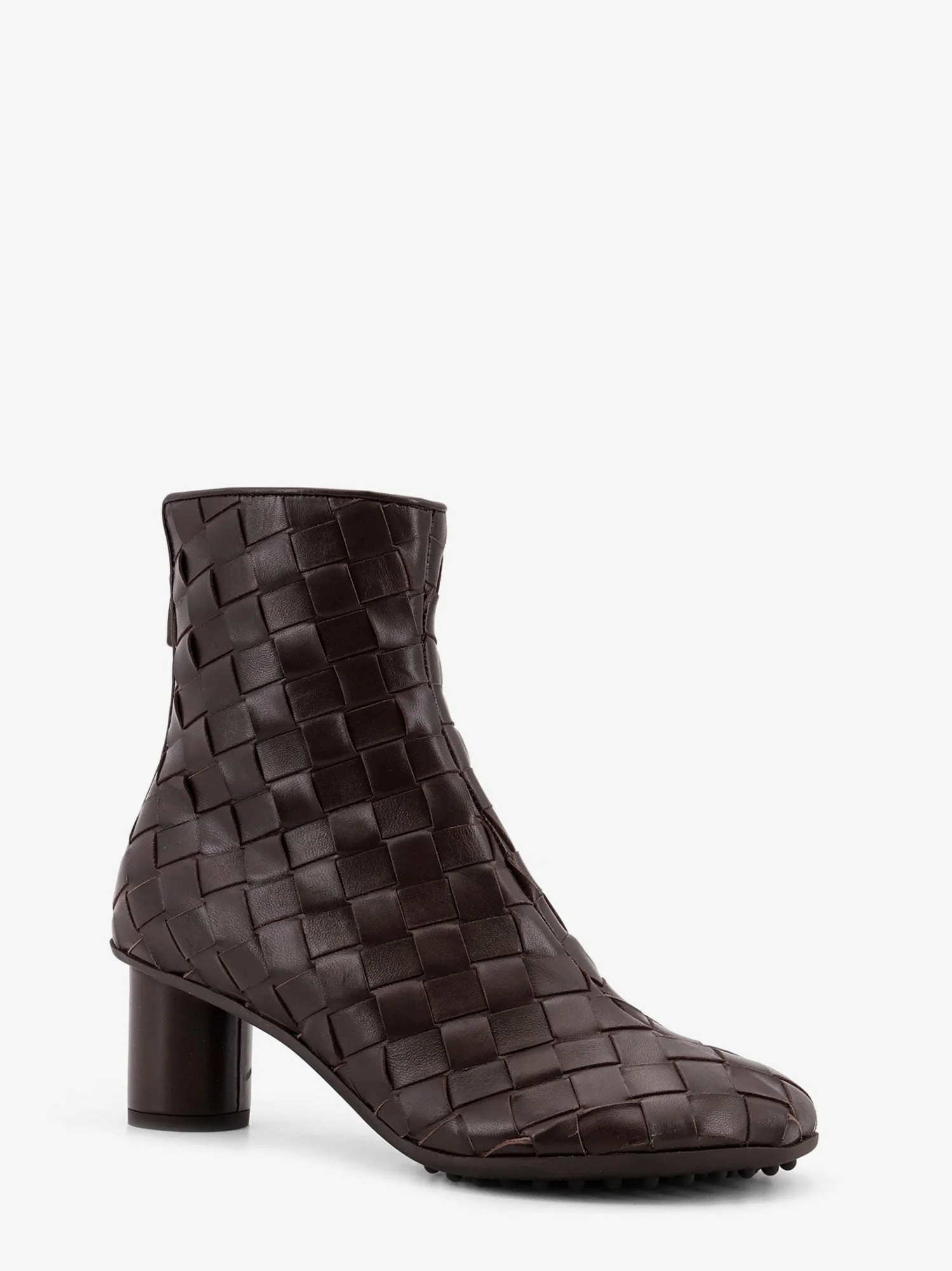 Bottega Veneta Leather Ankle Boots With Intrecciato Motif - Image 2