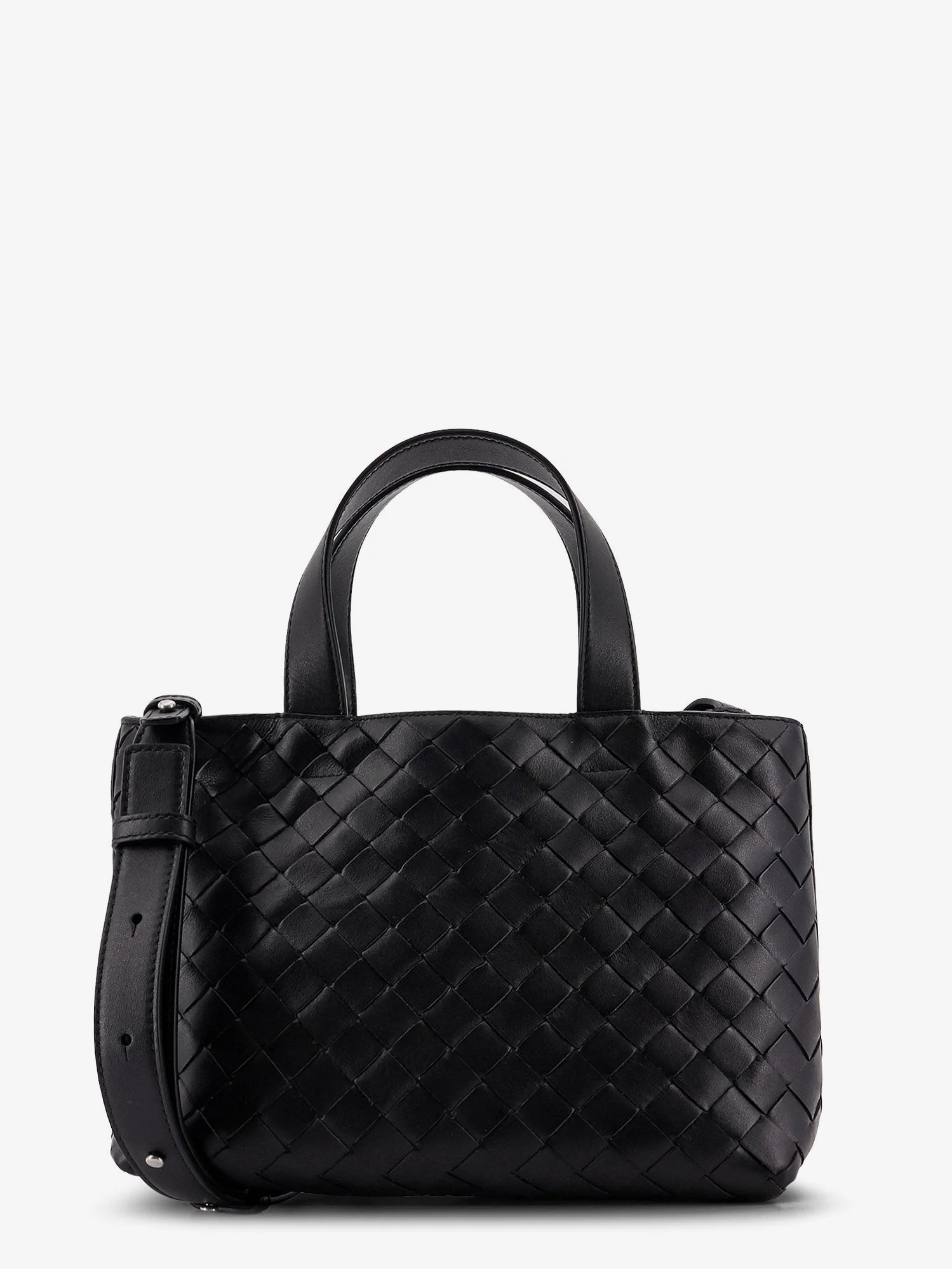 Bottega Veneta Leather Crossbody Bag With Intrecciato Pattern - Image 2