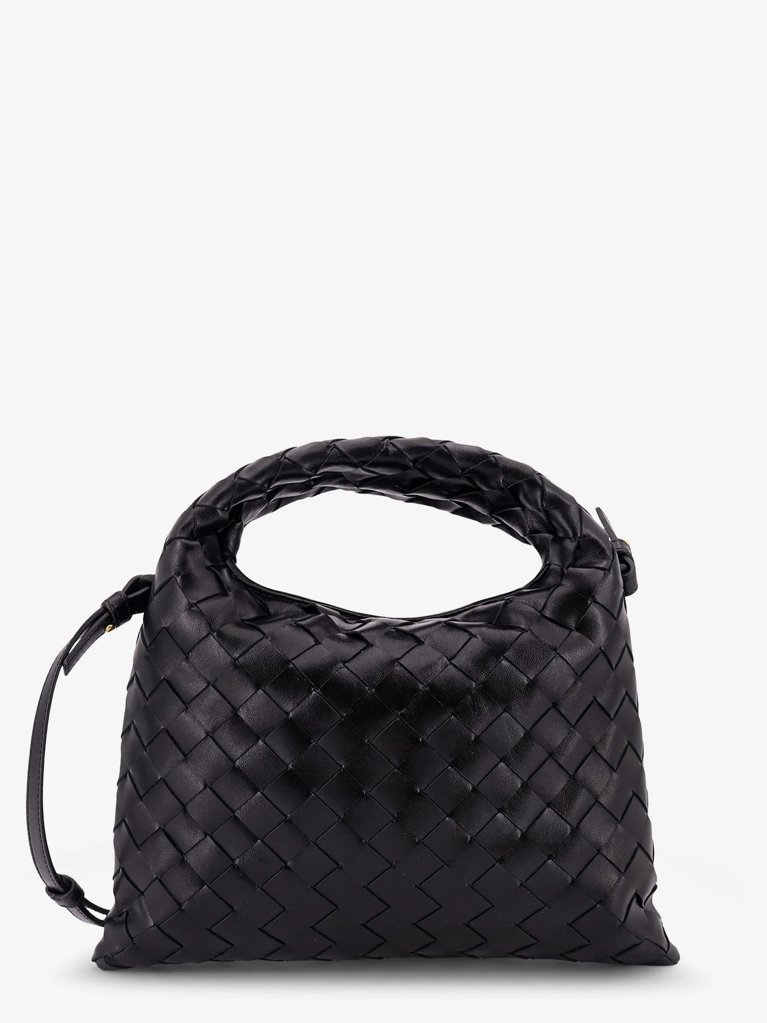 Bottega Veneta Mini Hop Leather Crossbody Bag With Intrecciato Pattern - Image 11