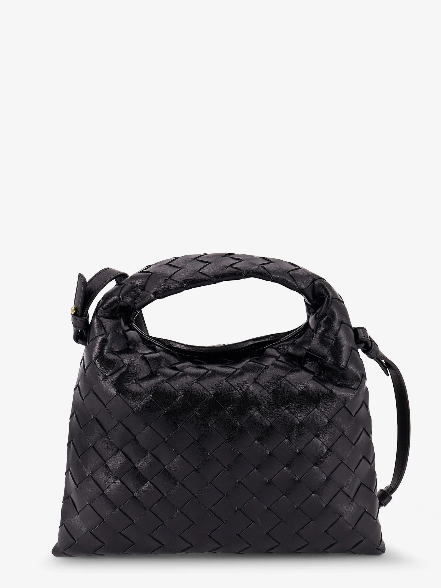 Bottega Veneta Mini Hop Leather Crossbody Bag With Intrecciato Pattern - Image 12