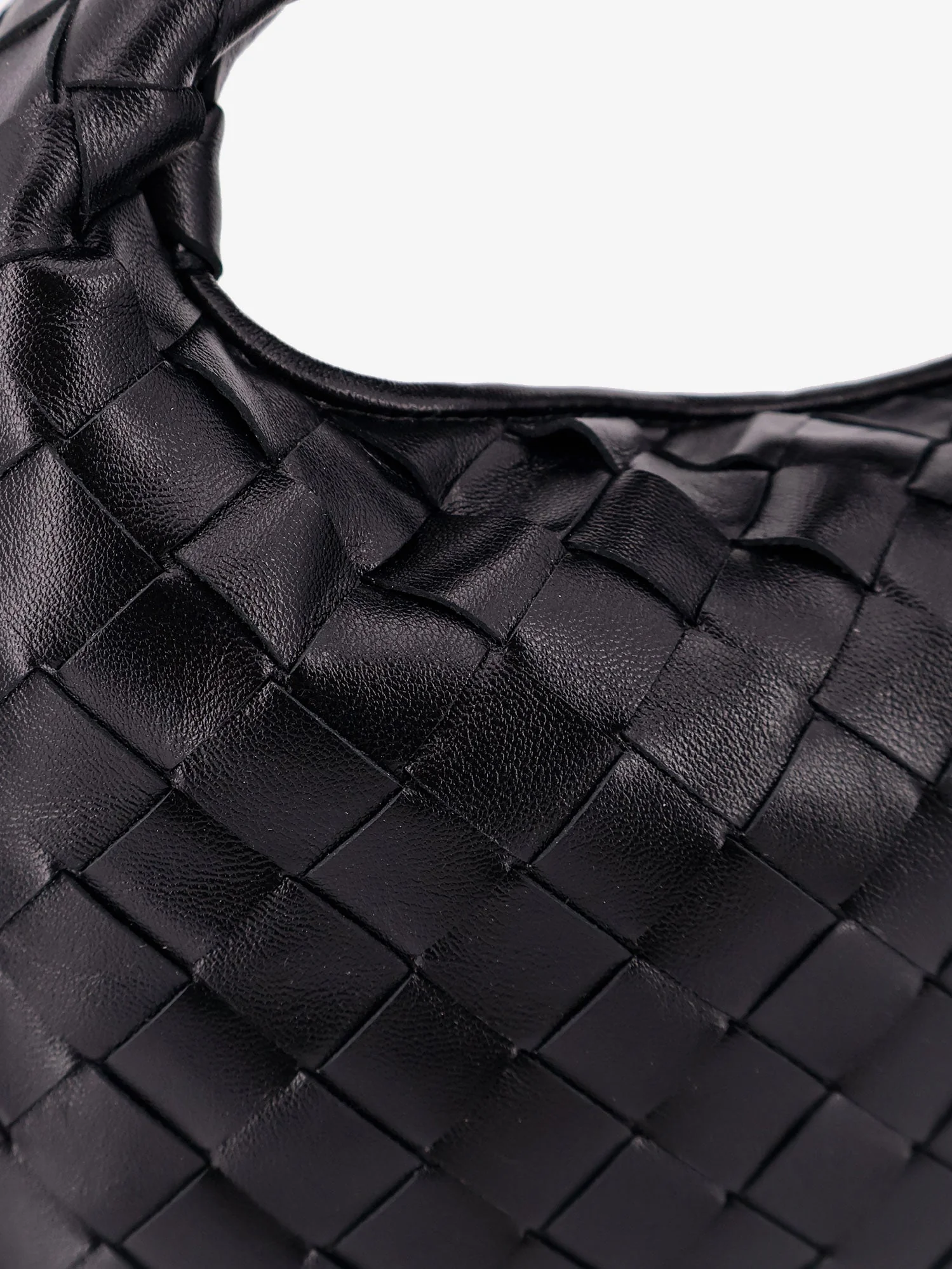 Bottega Veneta Mini Hop Leather Crossbody Bag With Intrecciato Pattern - Image 15