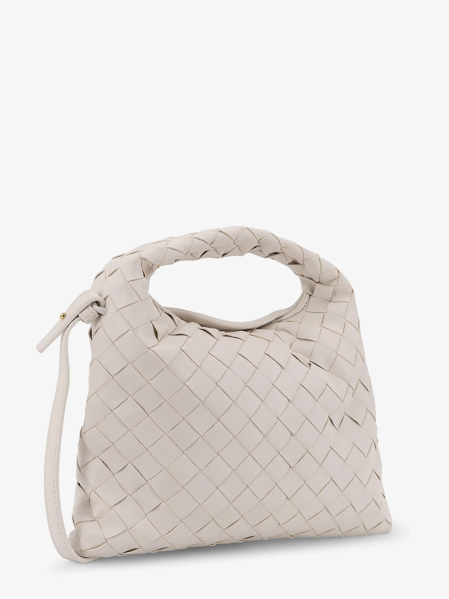 Bottega Veneta Mini Hop Leather Crossbody Bag With Intrecciato Pattern - Image 3