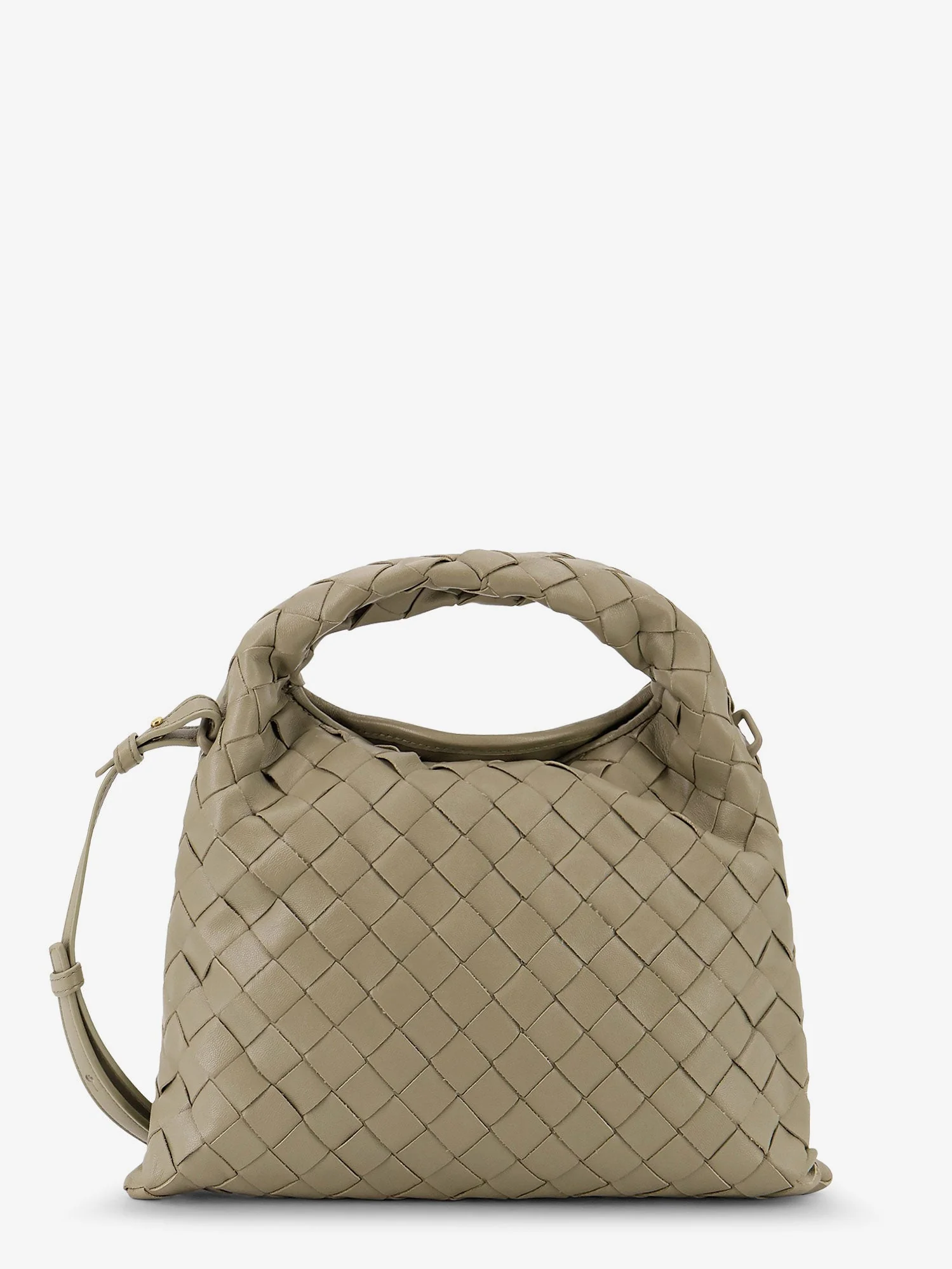 Bottega Veneta Mini Hop Leather Crossbody Bag With Intrecciato Pattern - Image 6