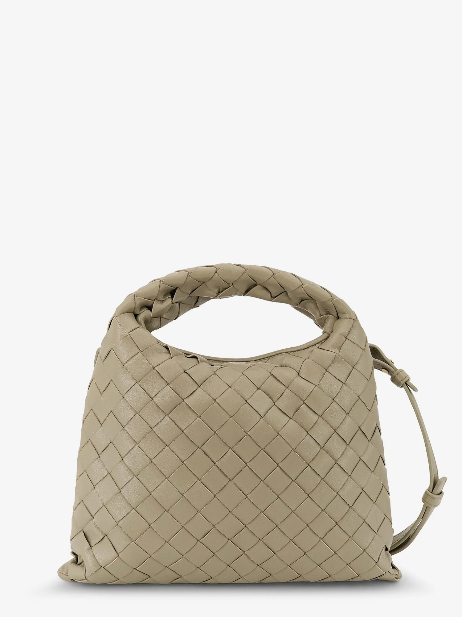 Bottega Veneta Mini Hop Leather Crossbody Bag With Intrecciato Pattern - Image 7