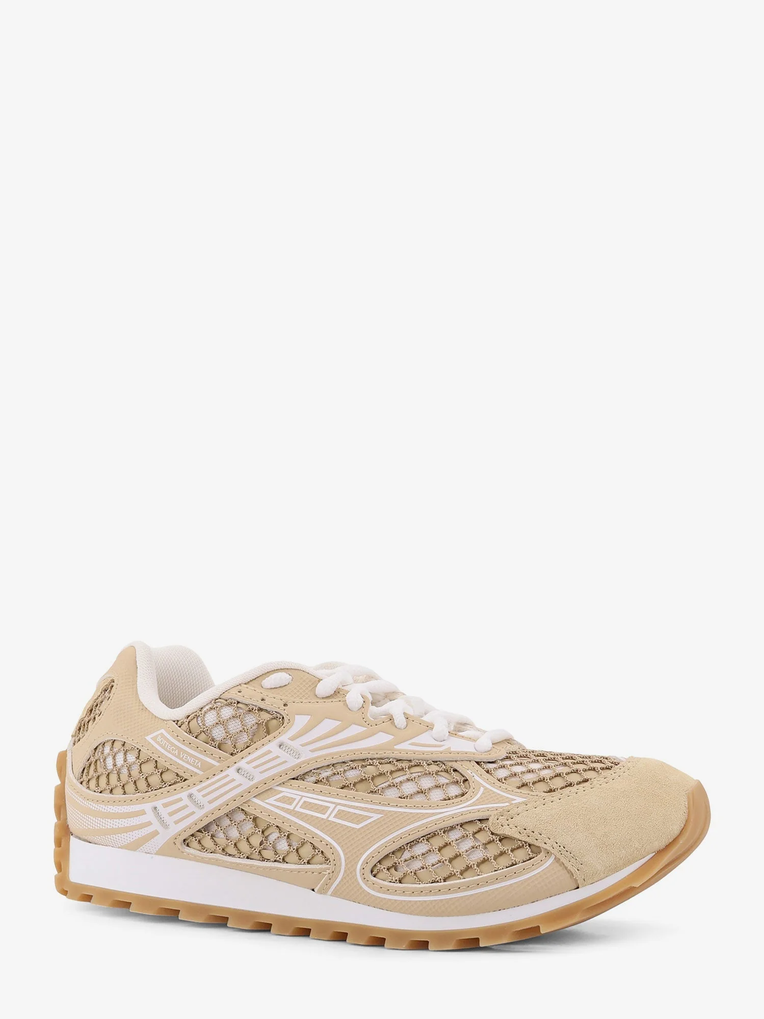 Bottega Veneta Orbit Mesh, Suede And Rubber Sneakers - Image 2