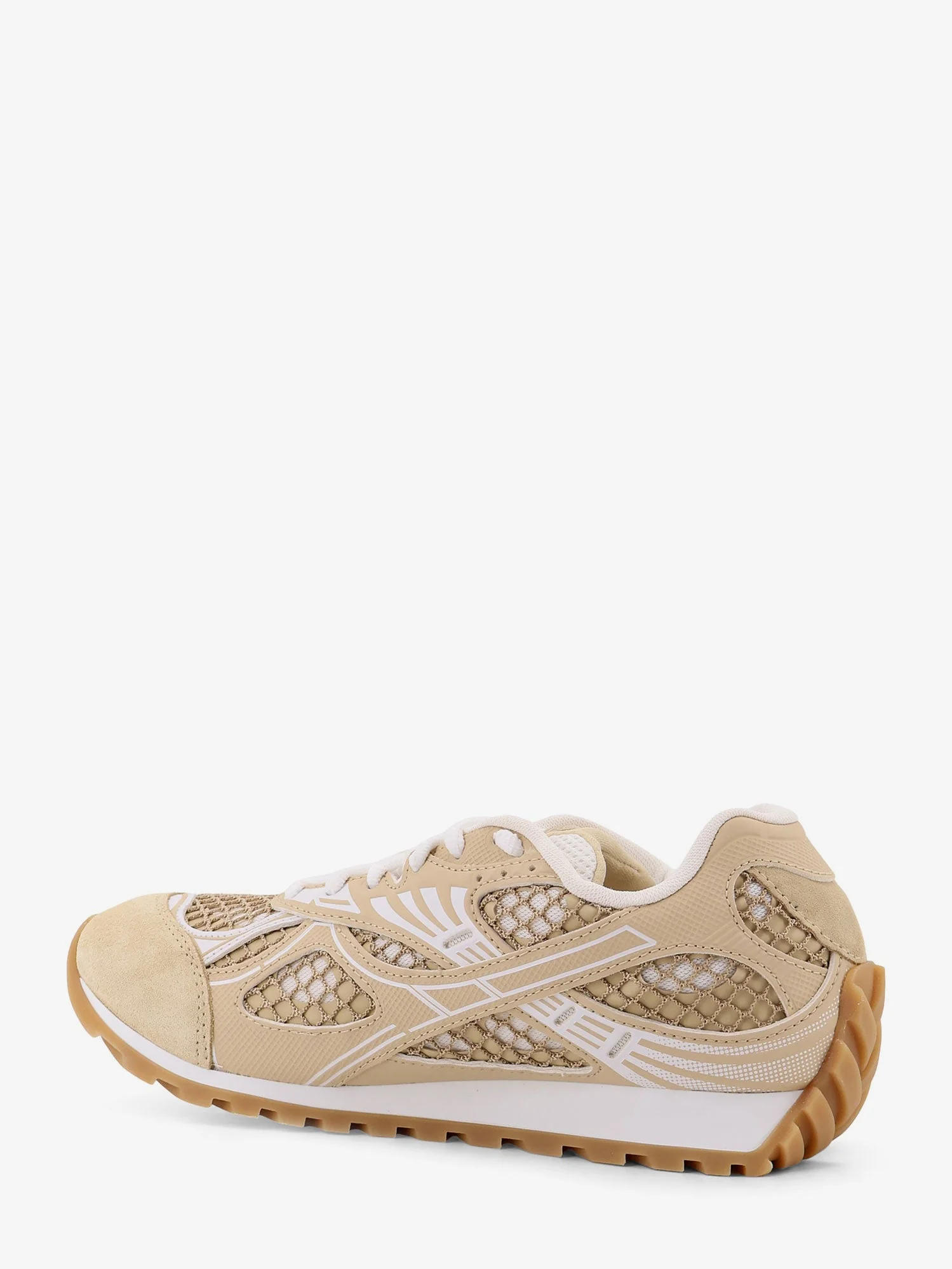 Bottega Veneta Orbit Mesh, Suede And Rubber Sneakers - Image 3