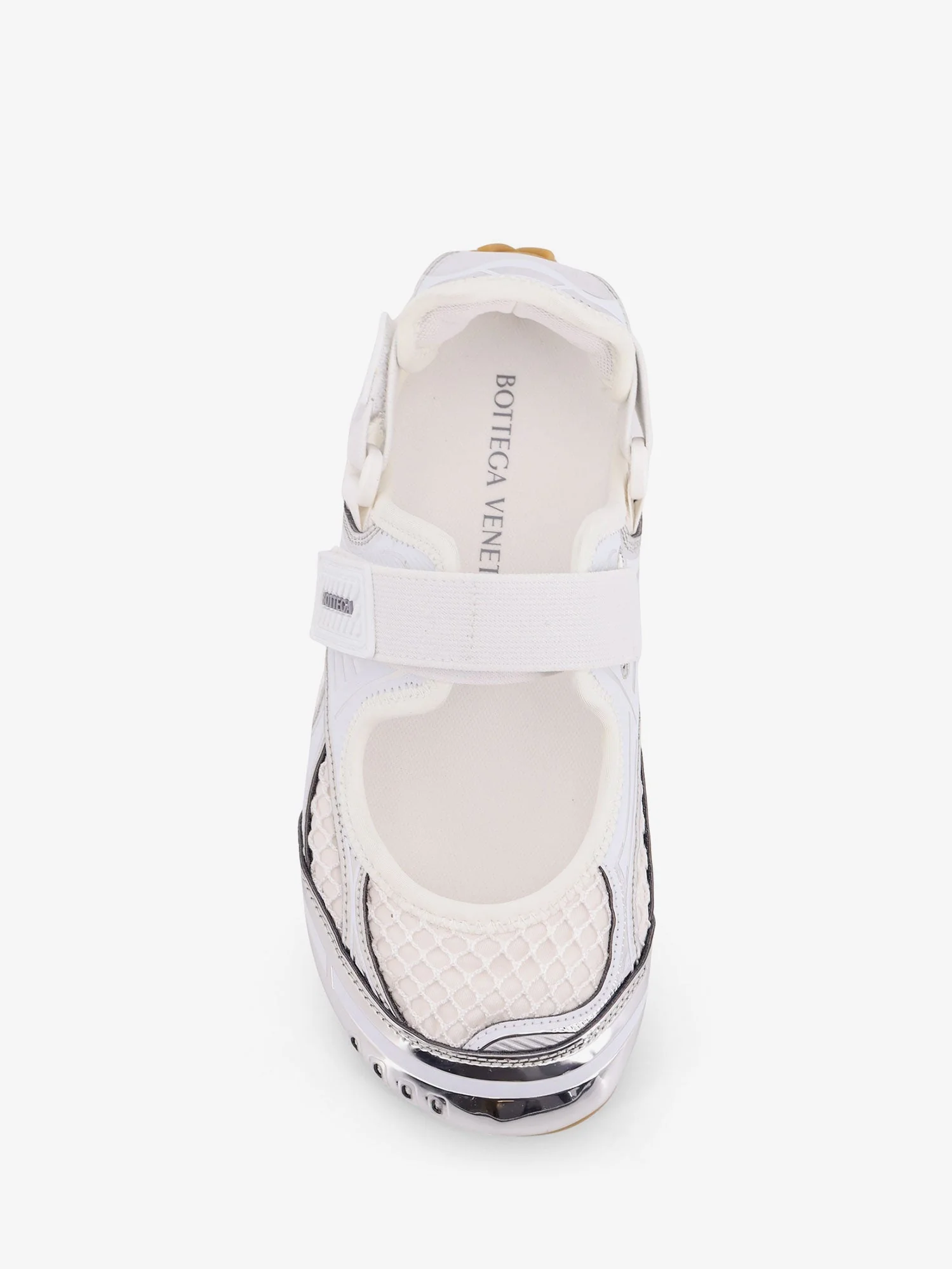 Bottega Veneta Technical Fabric And Mesh Mary-Jane Sneakers - Image 5