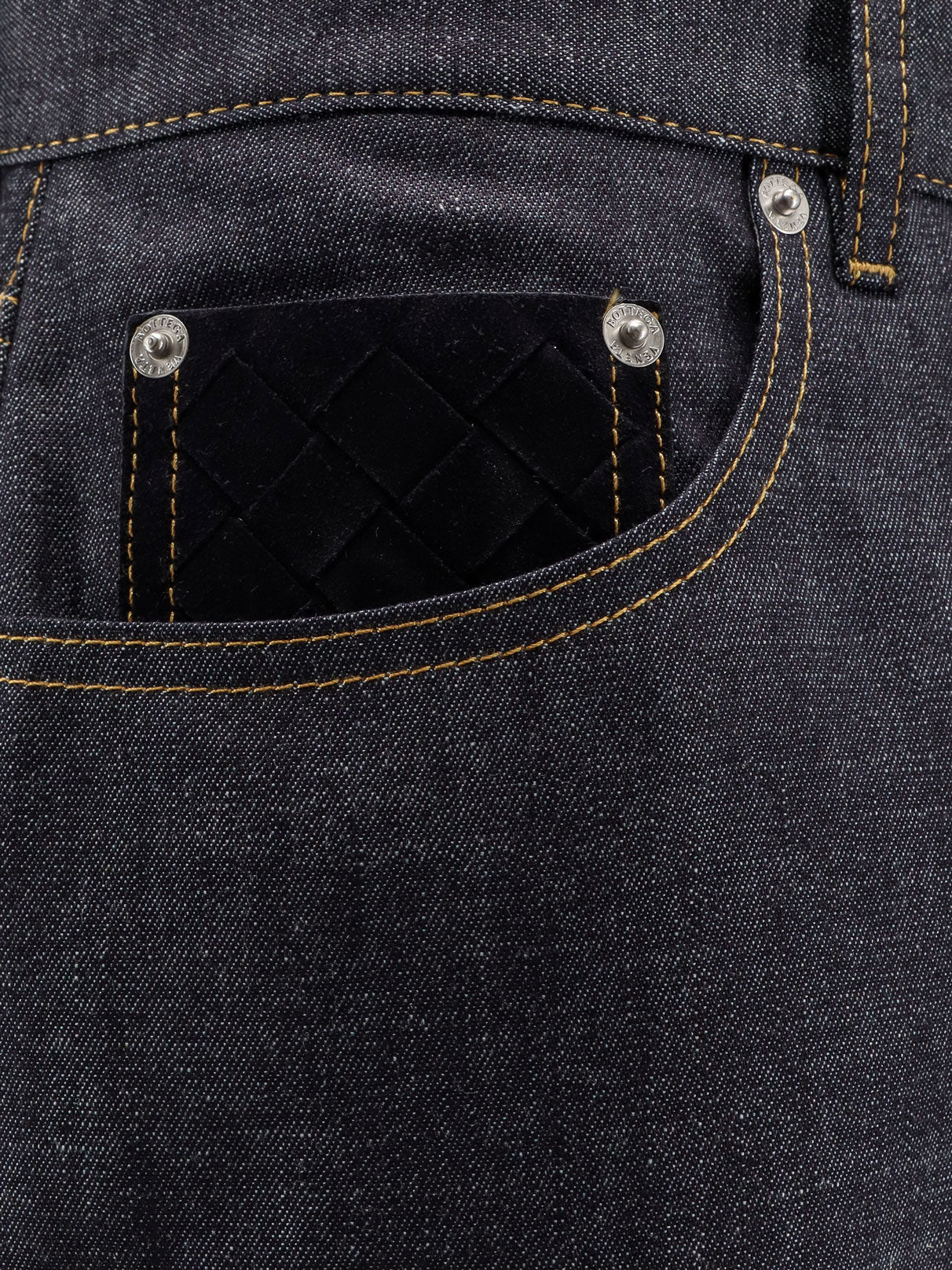 Bottega Veneta Wide Leg Jeans With Turn Ups - Image 5