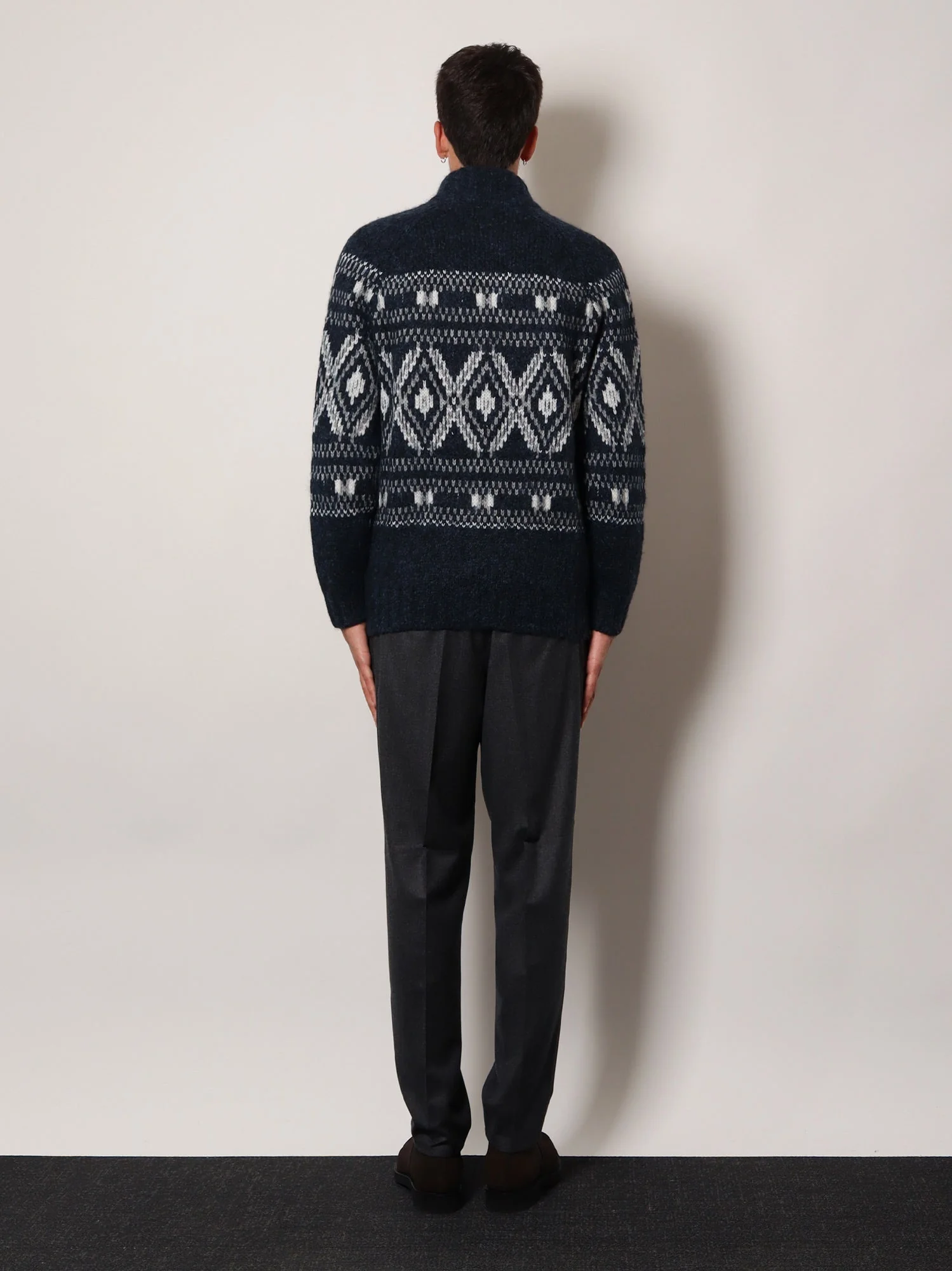 Brunello Cucinelli Alpaca Blend Cardigan With Embroideries - Image 3