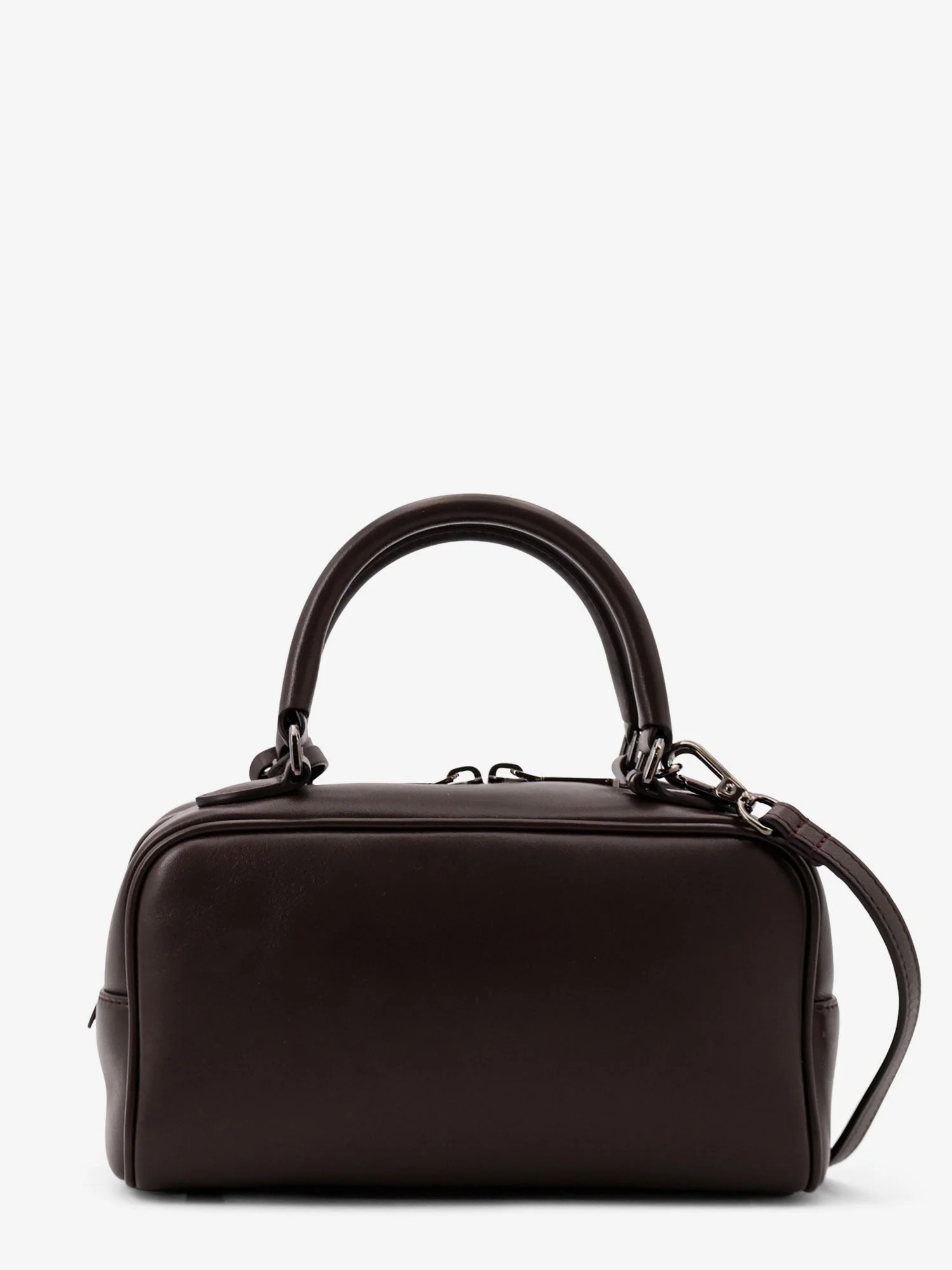 Brunello Cucinelli Boston Explorer Small Leather Crossbody Bag - Image 2